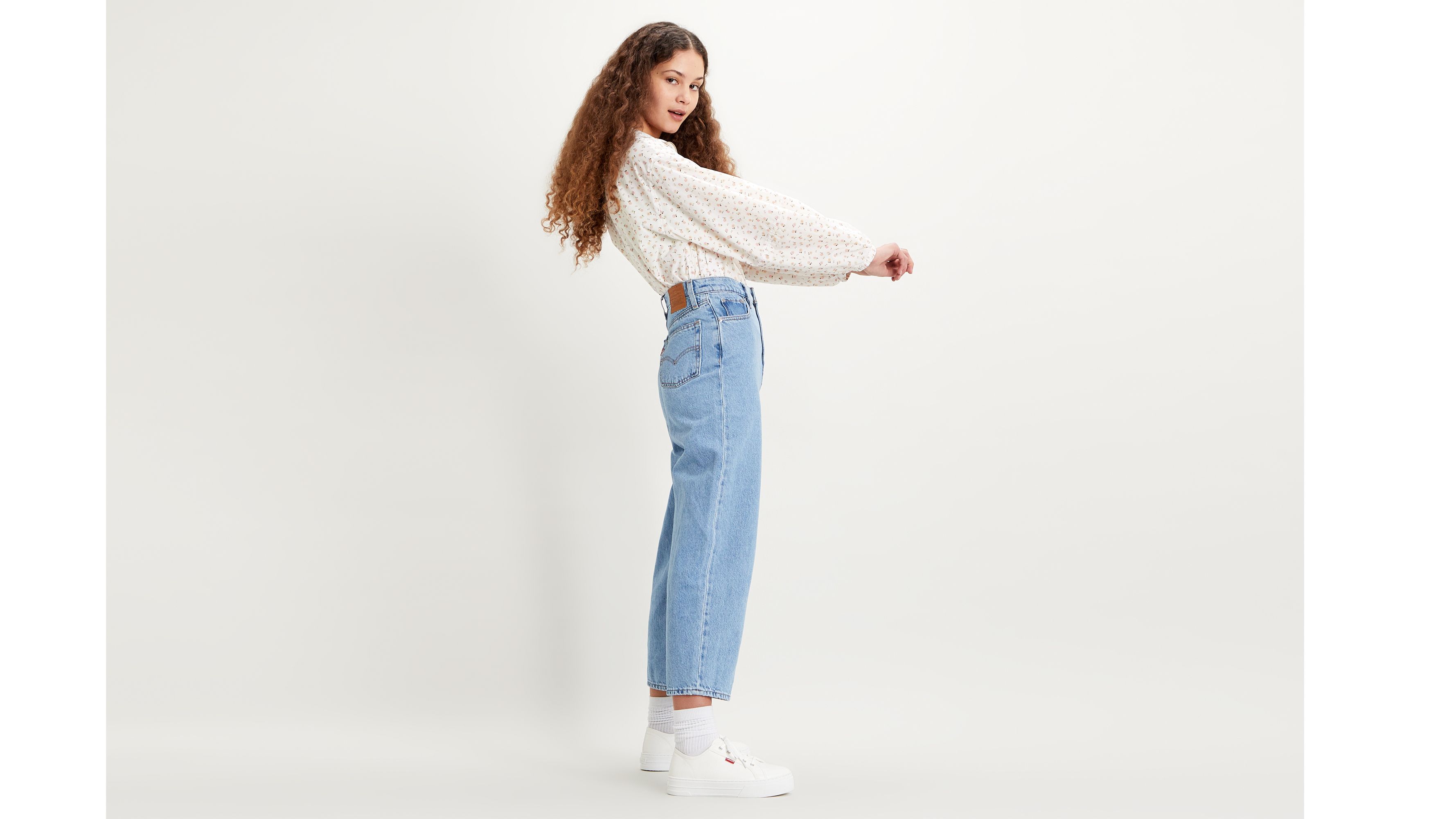 Balloon Leg Jeans - Blue | Levi's® IT