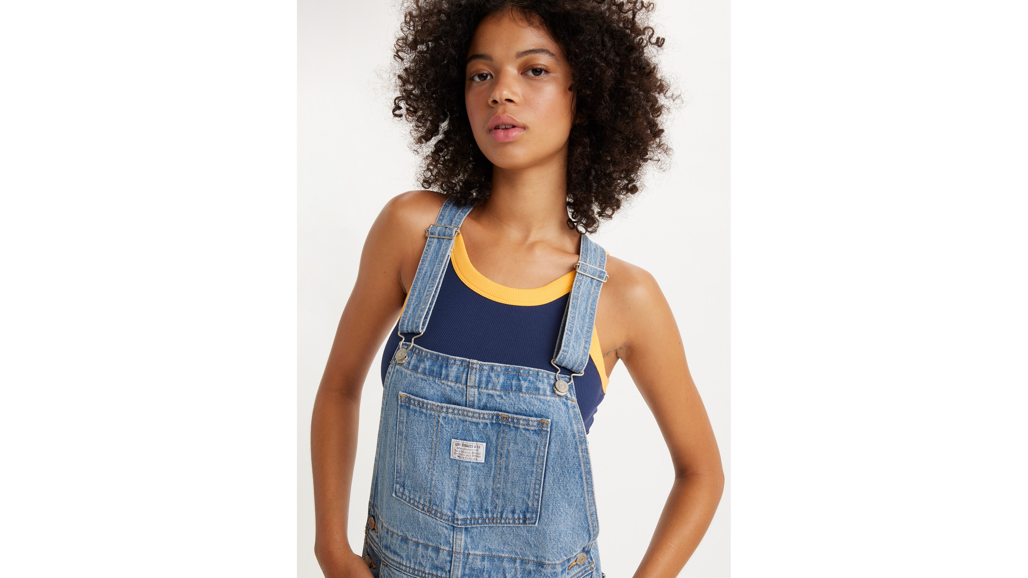 TruVine Women's Denim Bib Overalls