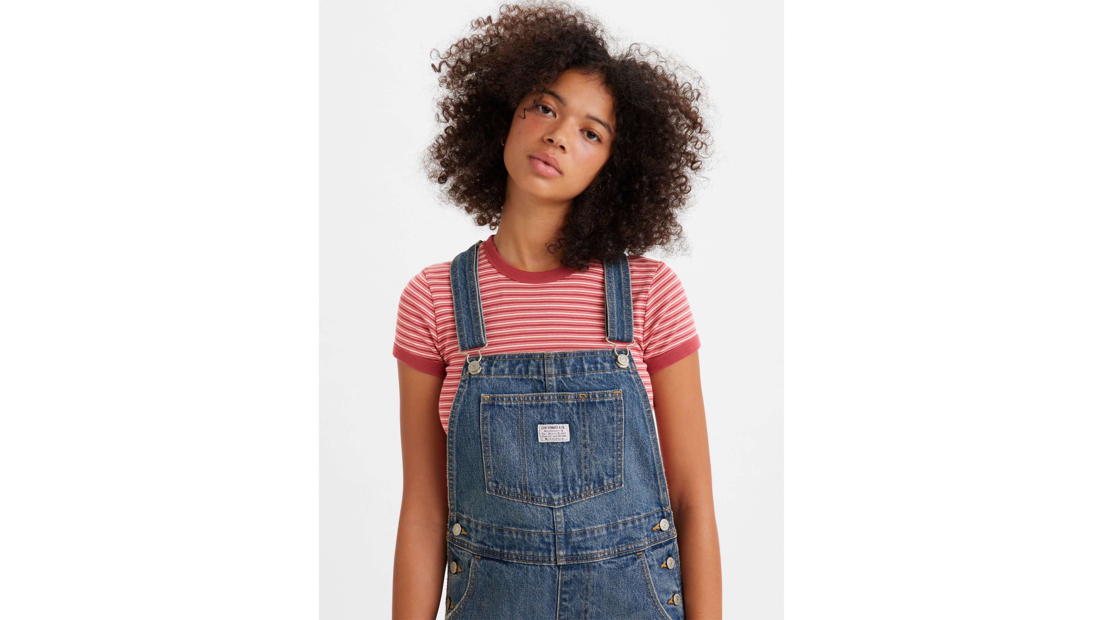 LEVI'S VINTAGE OVERALL MED INDIGO, Salopette Jeans Blu Donna