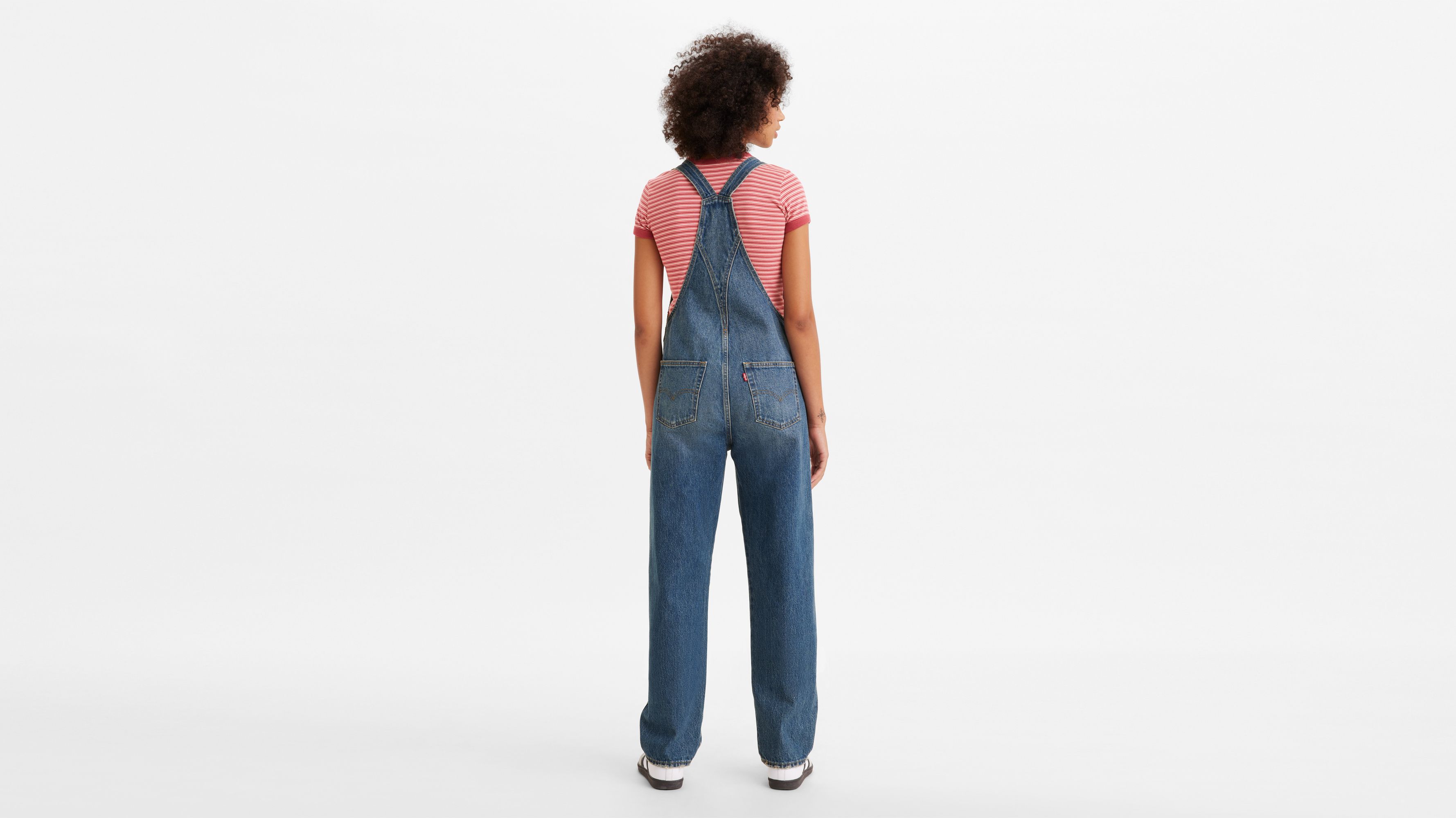 Vintage Denim Overalls - Blue