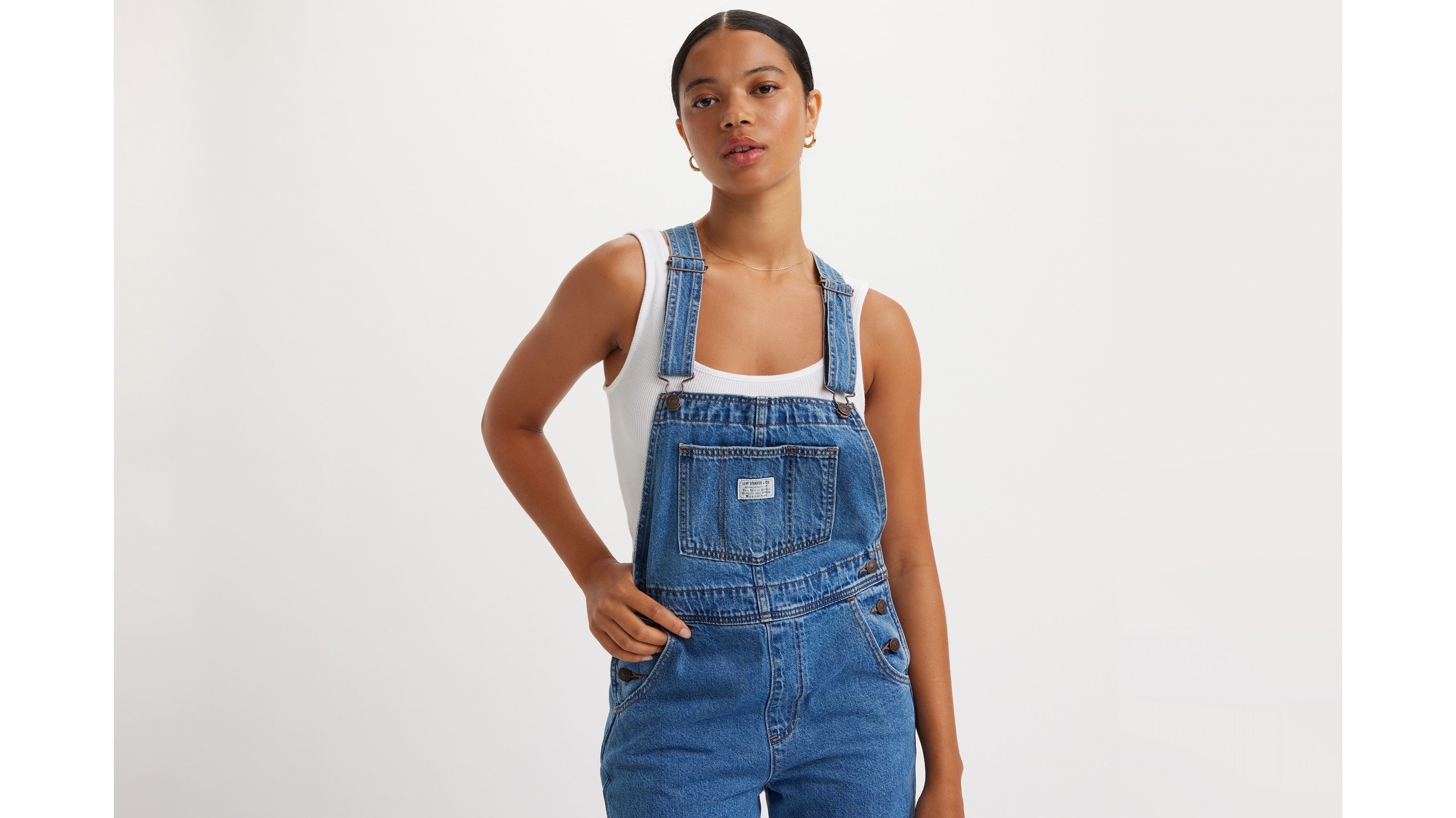 Vintage Women's Overalls - Dark Wash | Levi's® US