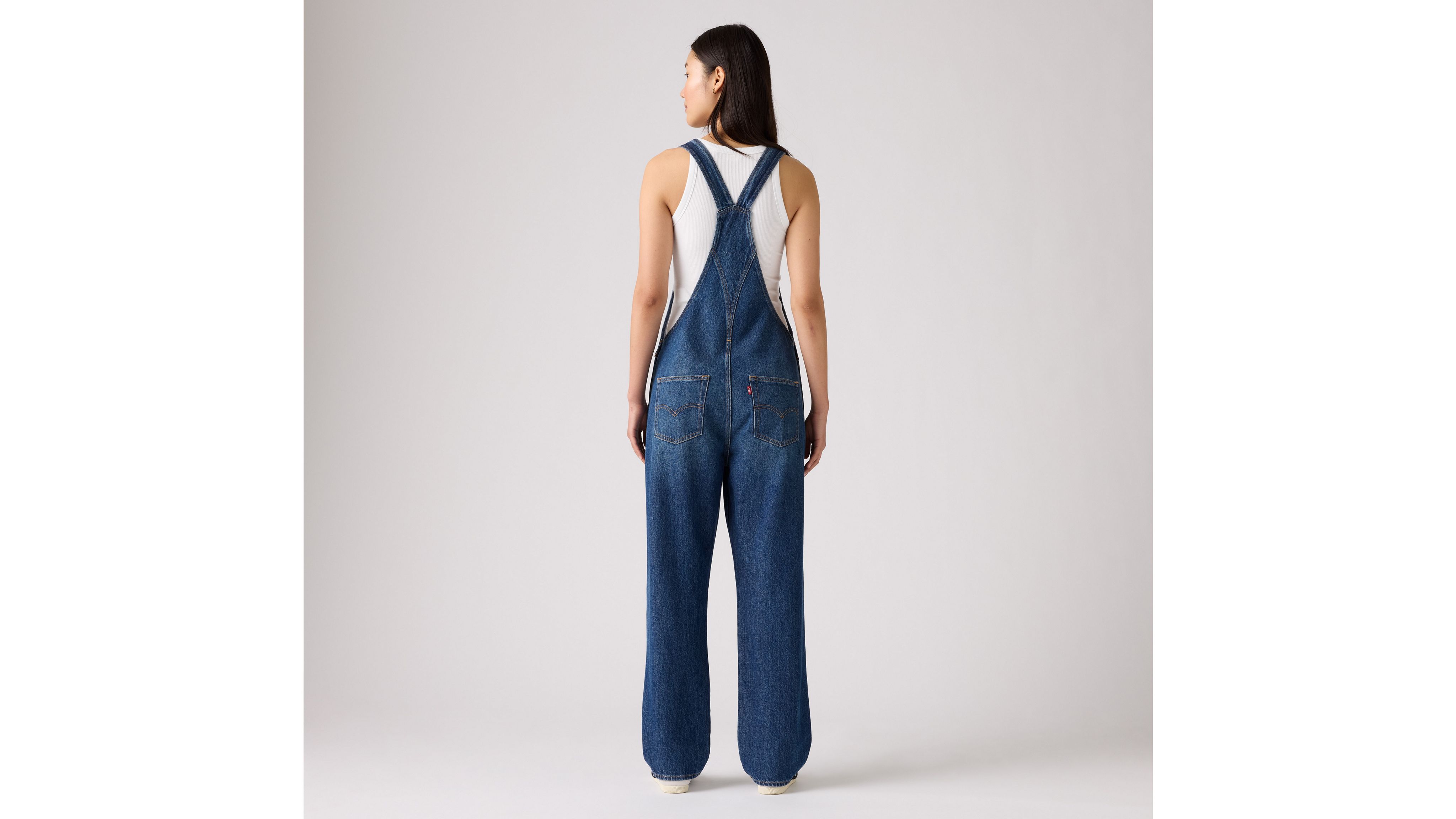 90s Levi′s　オーバーオール　32　69250422M01S Vintage Denim Women's Overalls - Dark Wash | Levi's® US