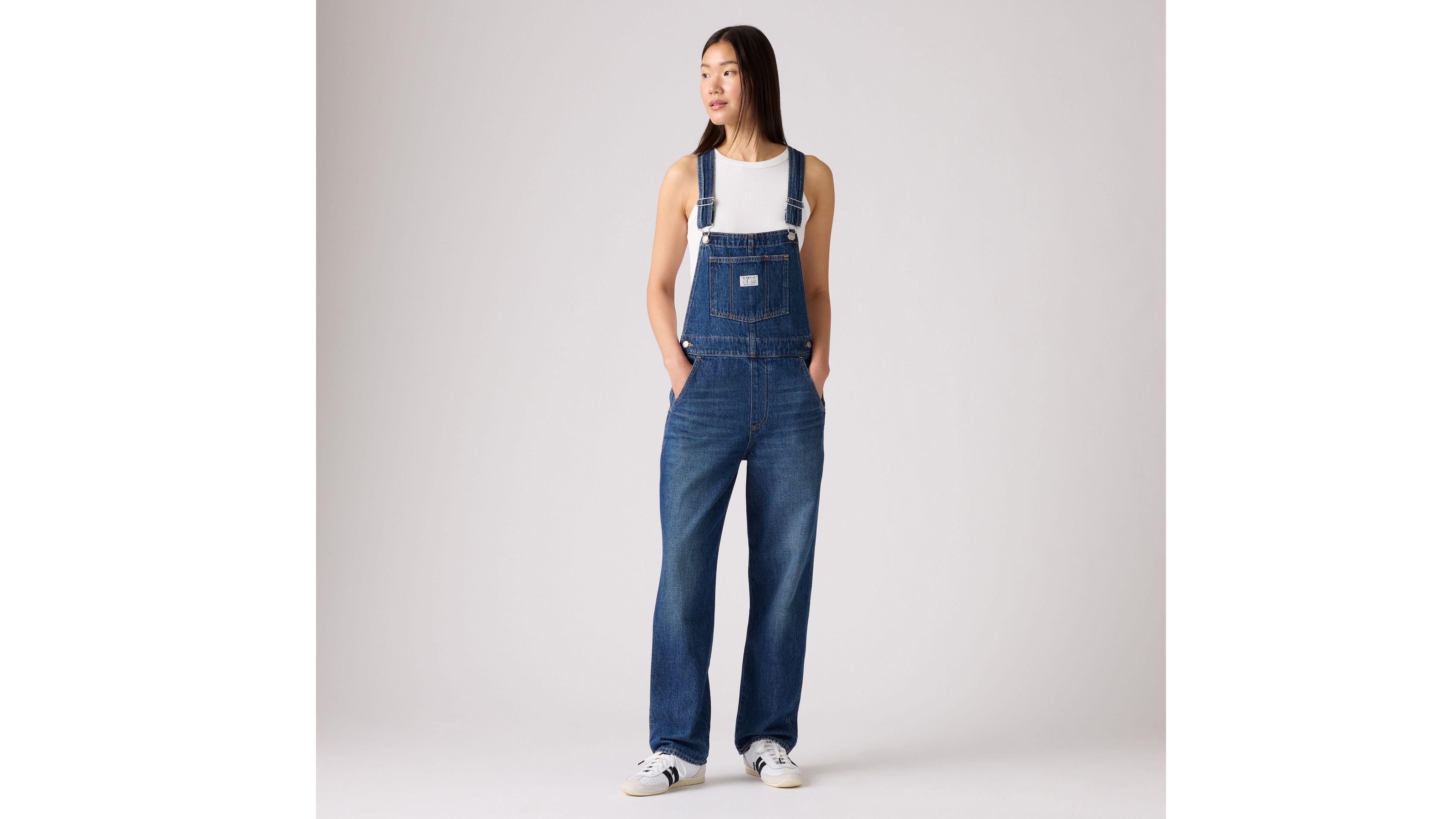 LEVI’S DAD VINTAGE OVERALLオーバーオール Vintage Women's Overalls - Dark Wash | Levi's® US