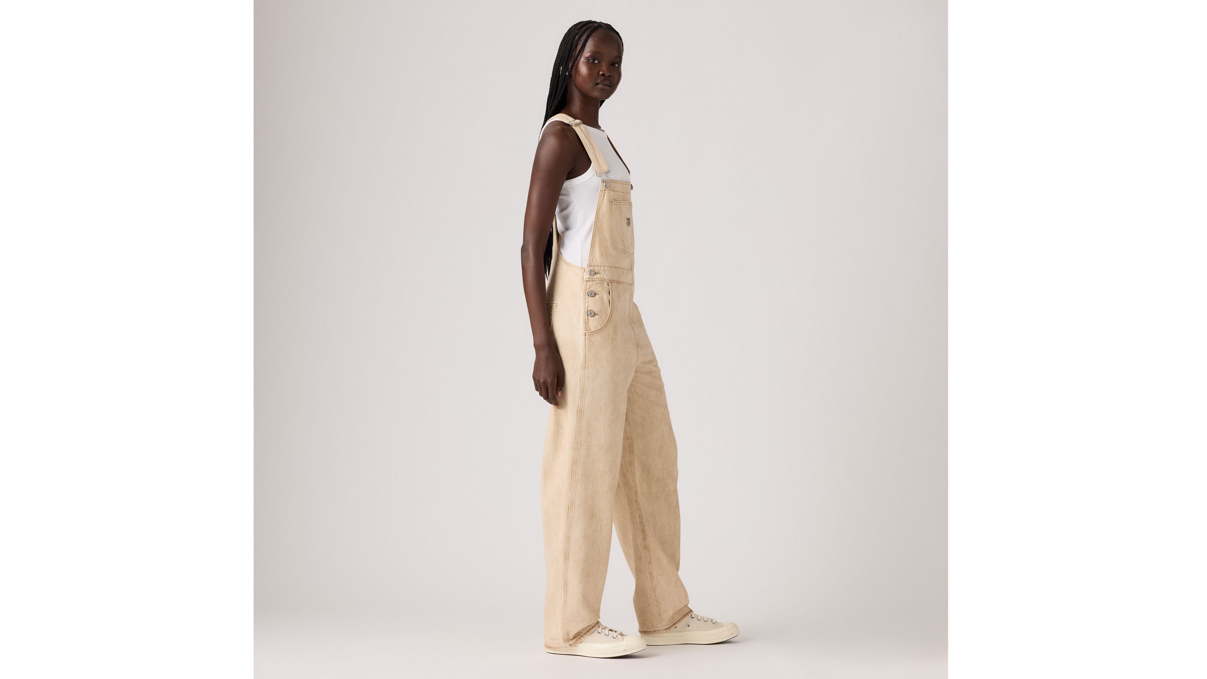Vintage Denim Women's Overalls - Tan | Levi's® US