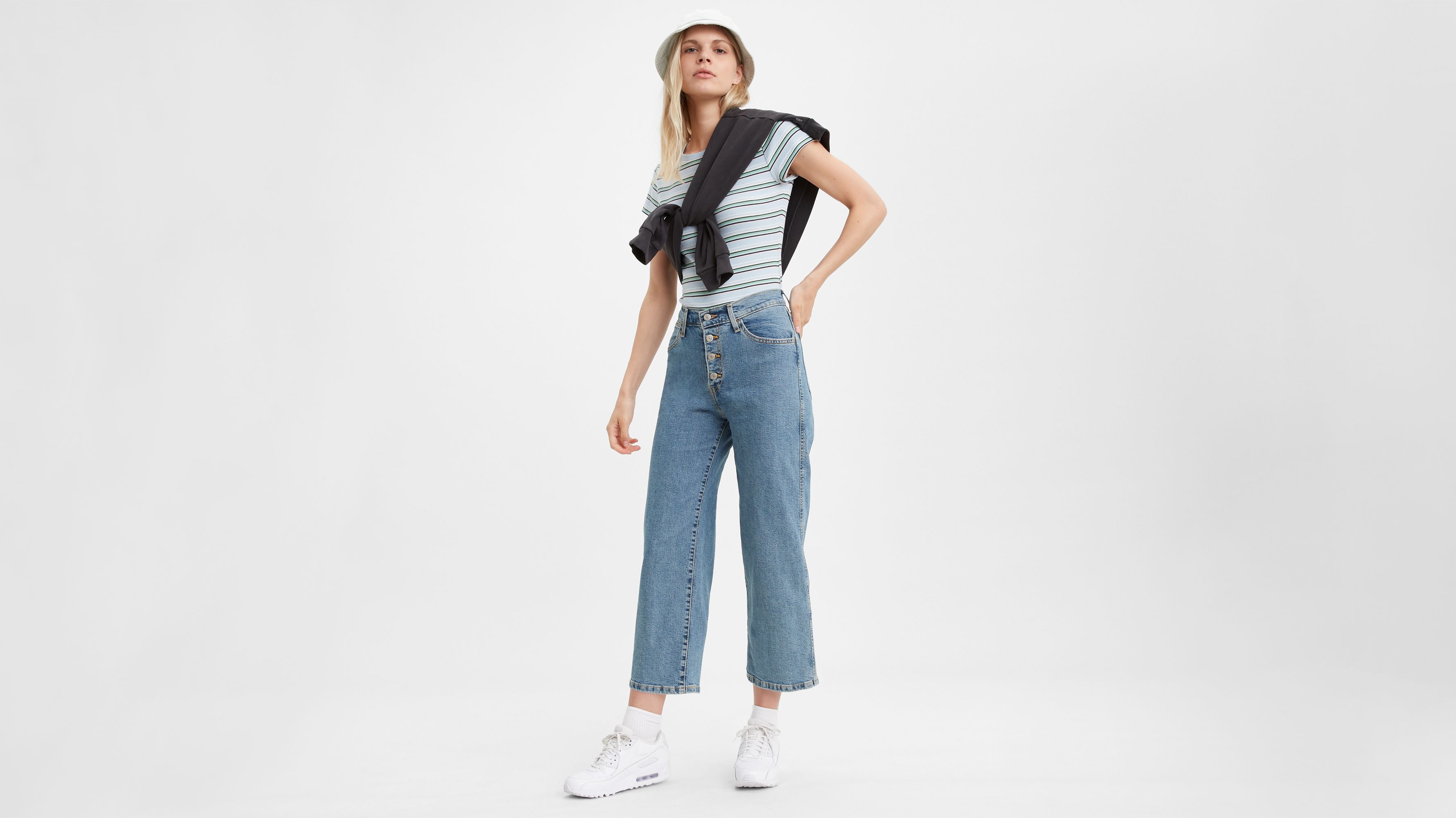 Levis mile hot sale high crop