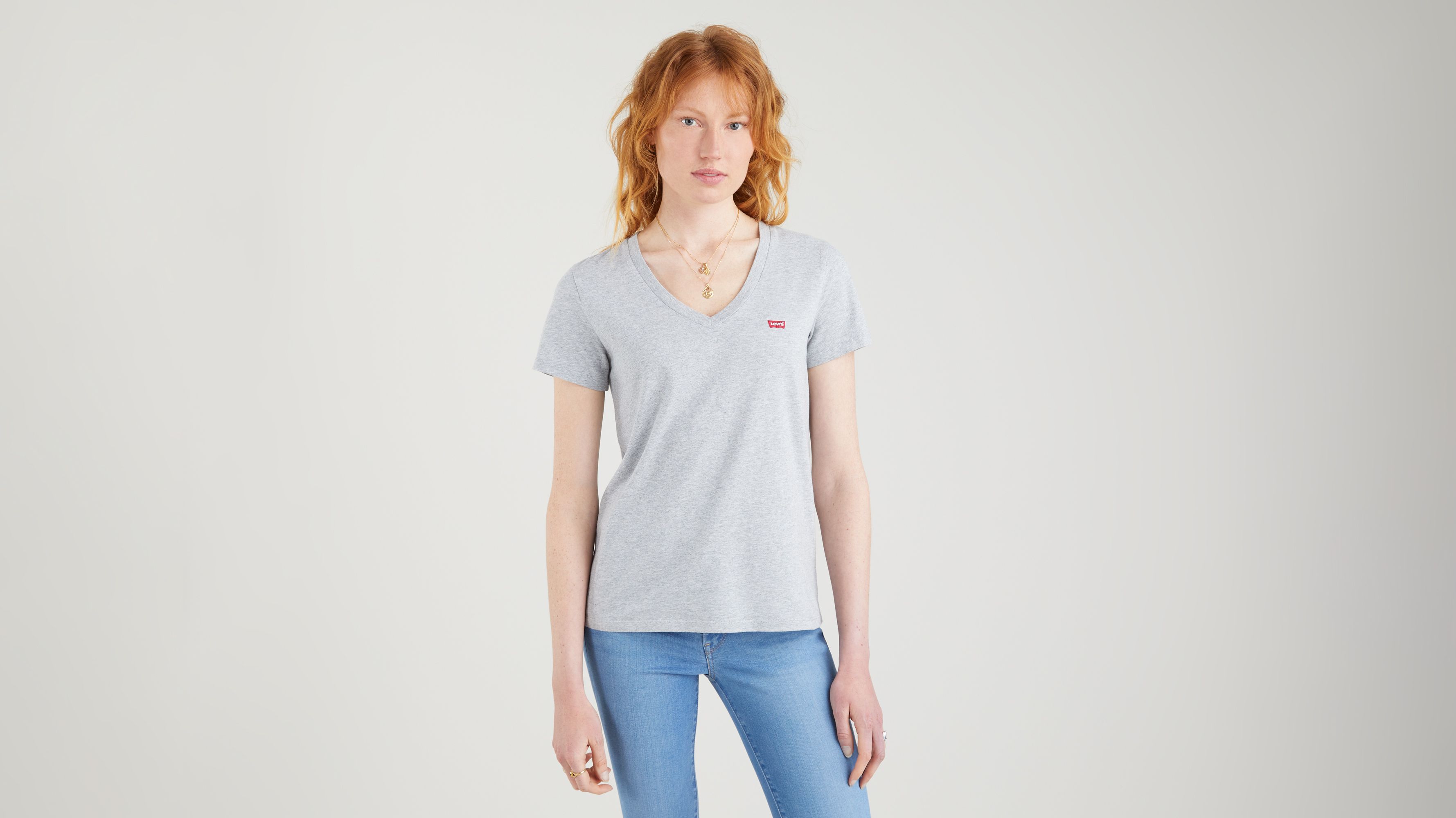 Tee shirt levis store col v femme