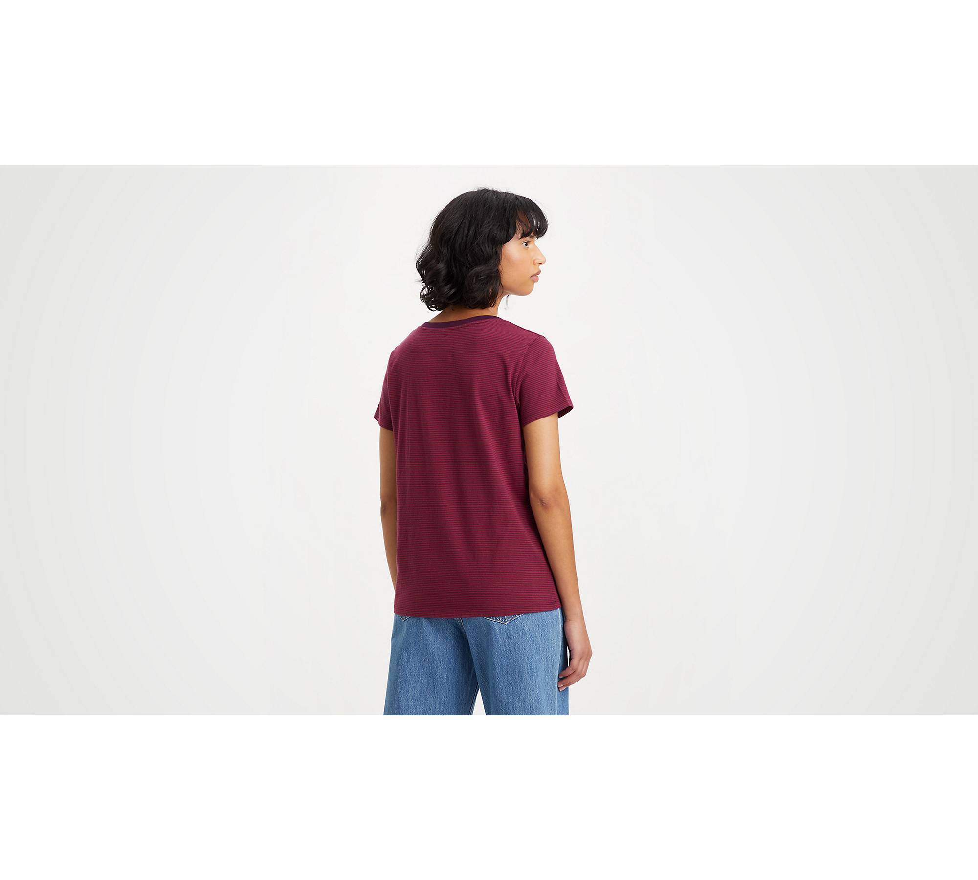 The Perfect V-neck Tee - Red | Levi's® FR