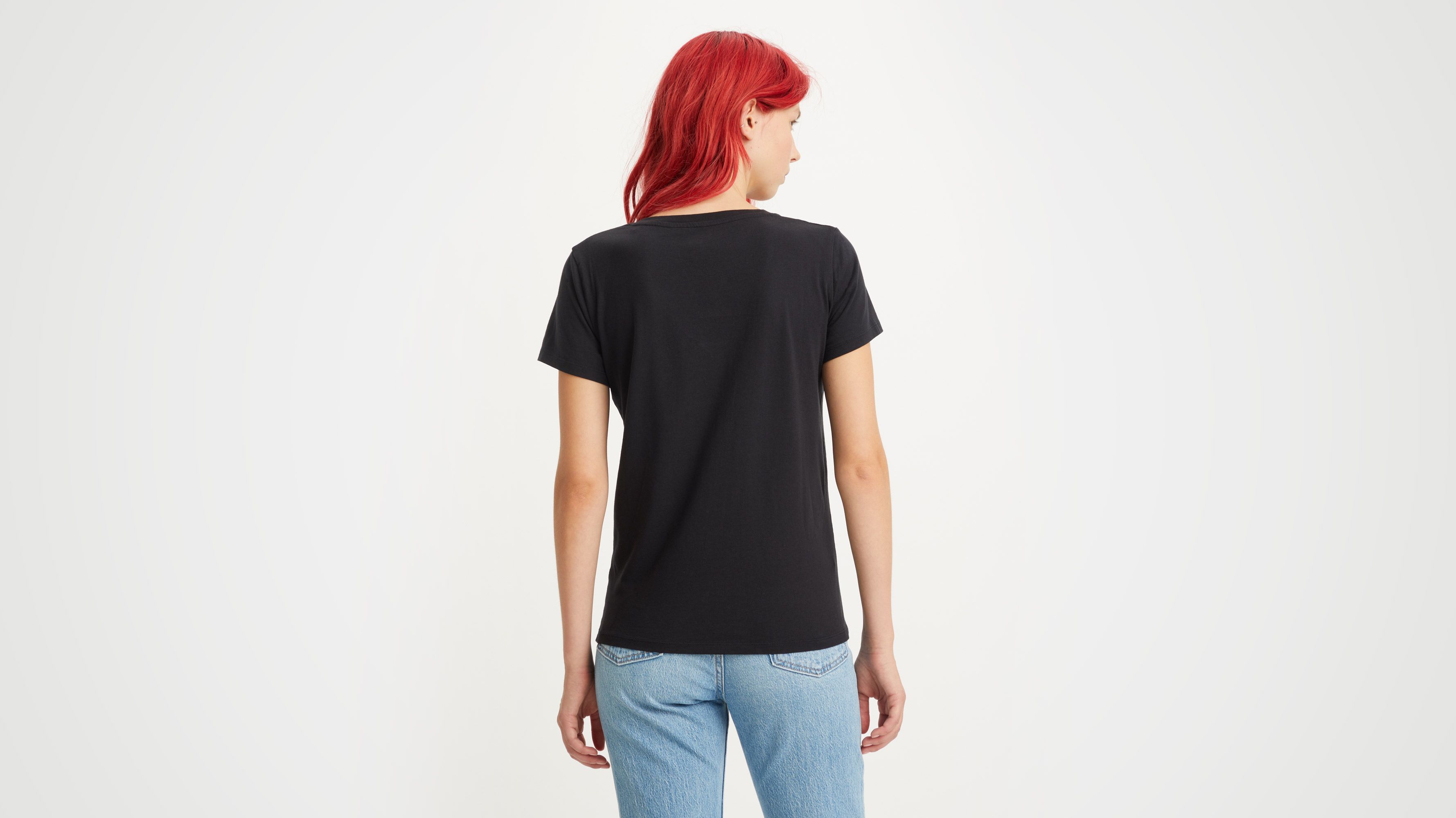 T-shirt med perfekt v-halsudskæring 2