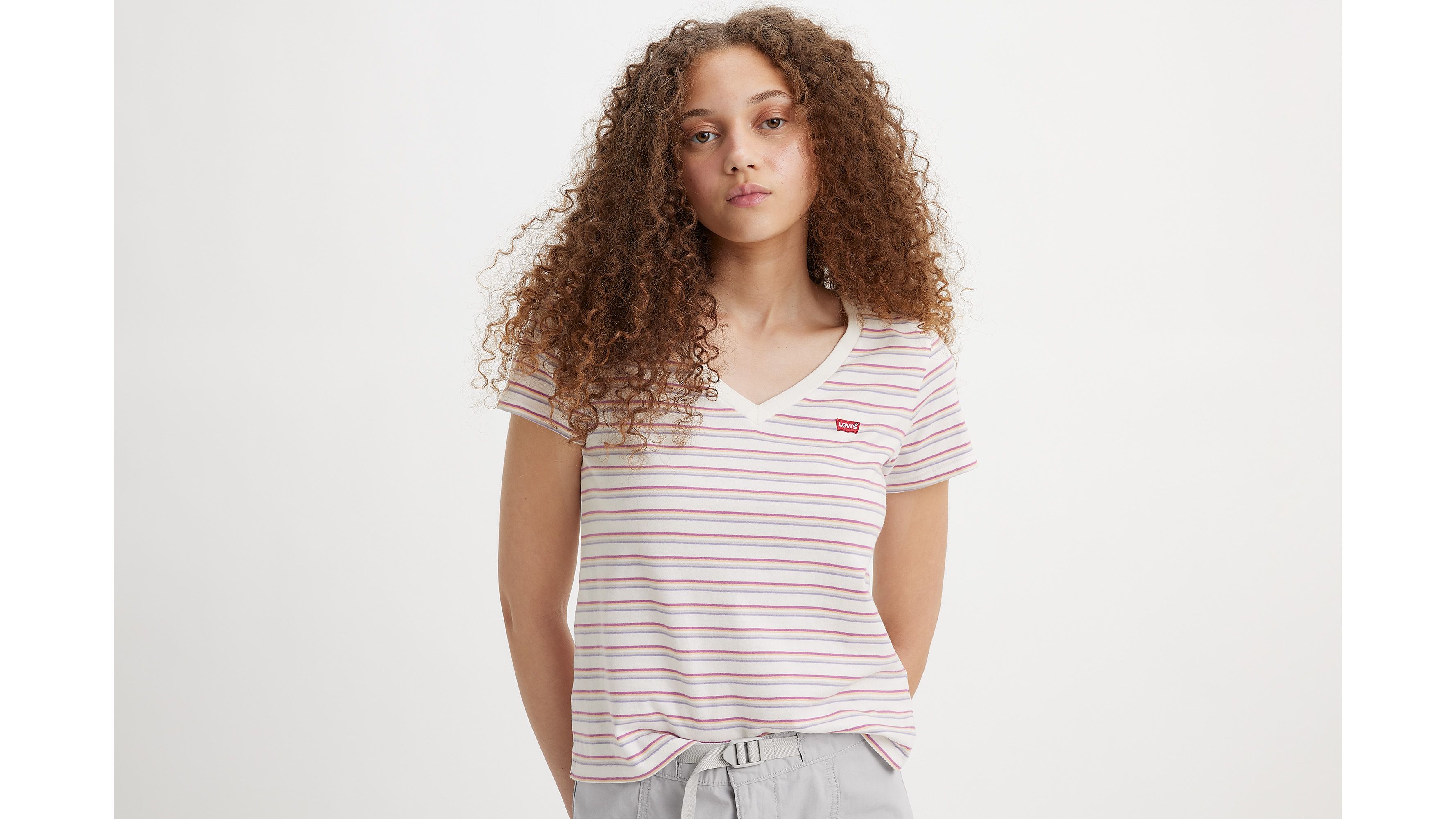 Perfect V-Neck Tee 1