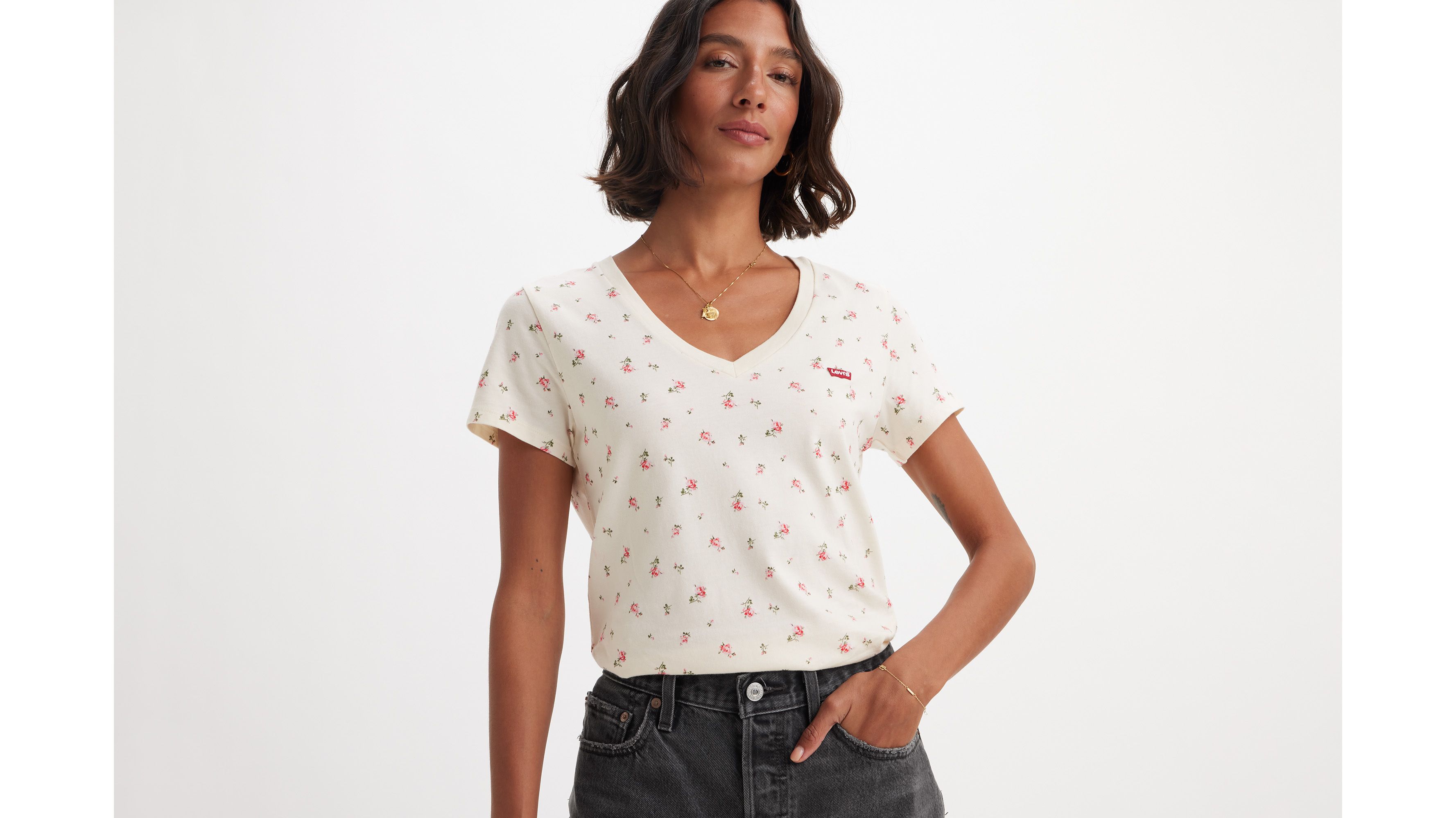 The Perfect V-Neck Tee 1