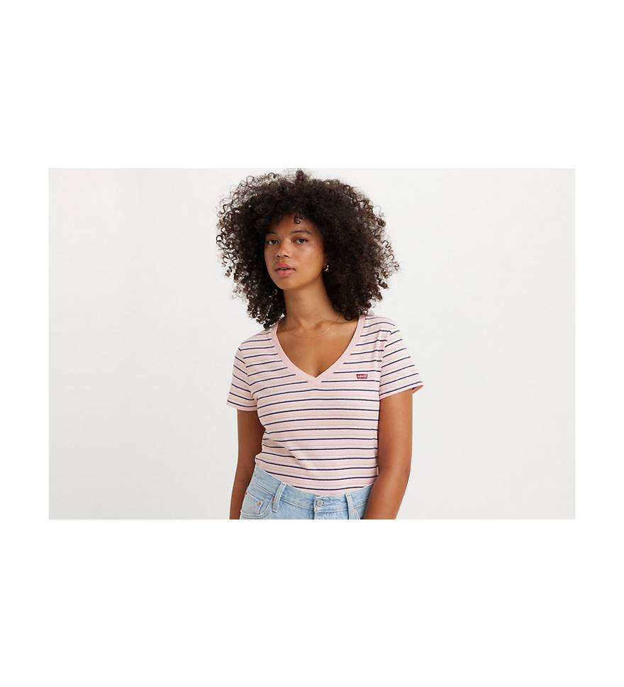 The Perfect V-neck Tee - Pink | Levi's® GB