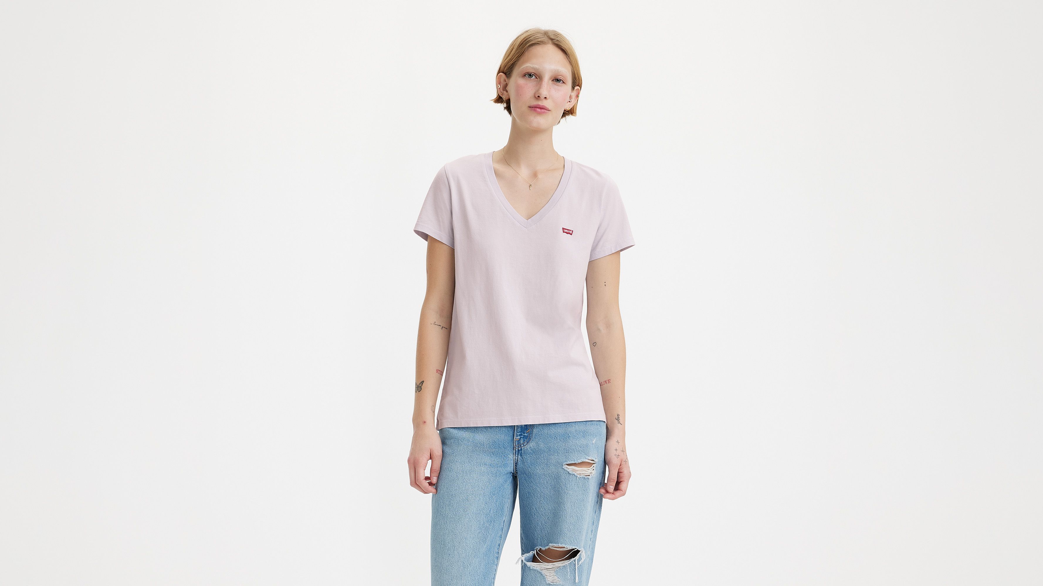 The Perfect V-Neck Tee 1