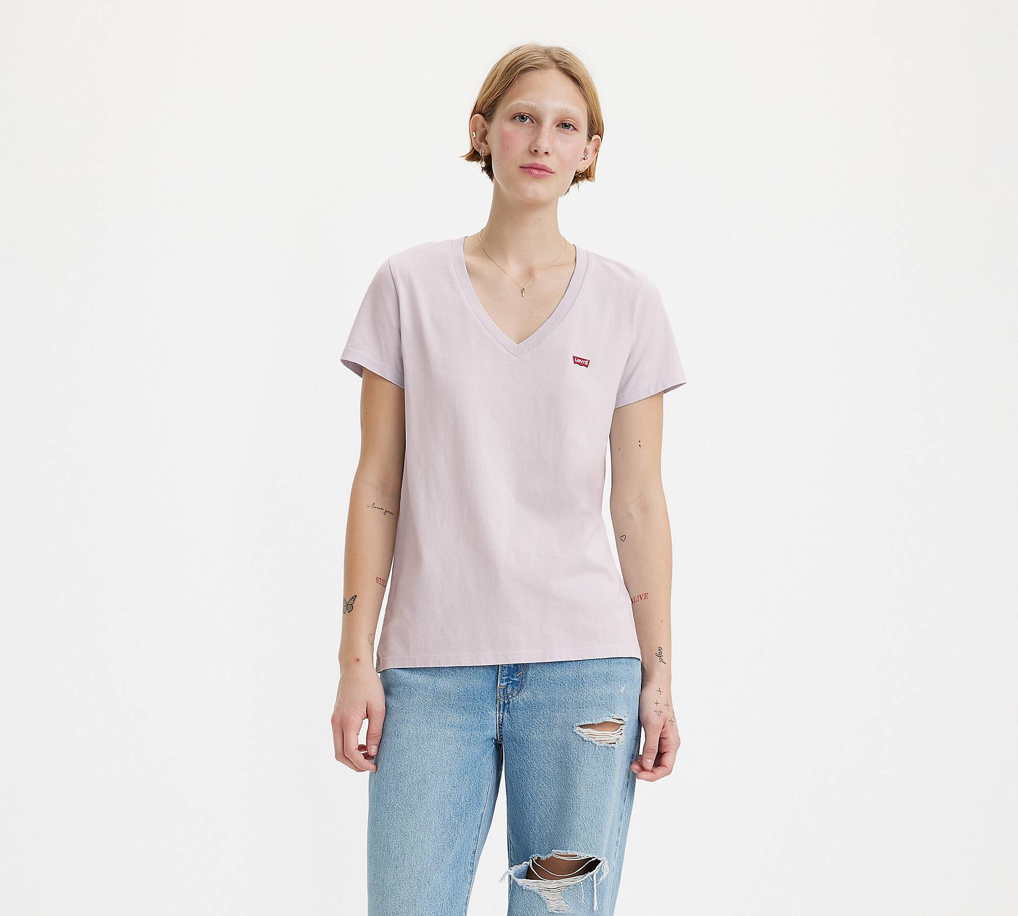 The Perfect V-Neck Tee 1