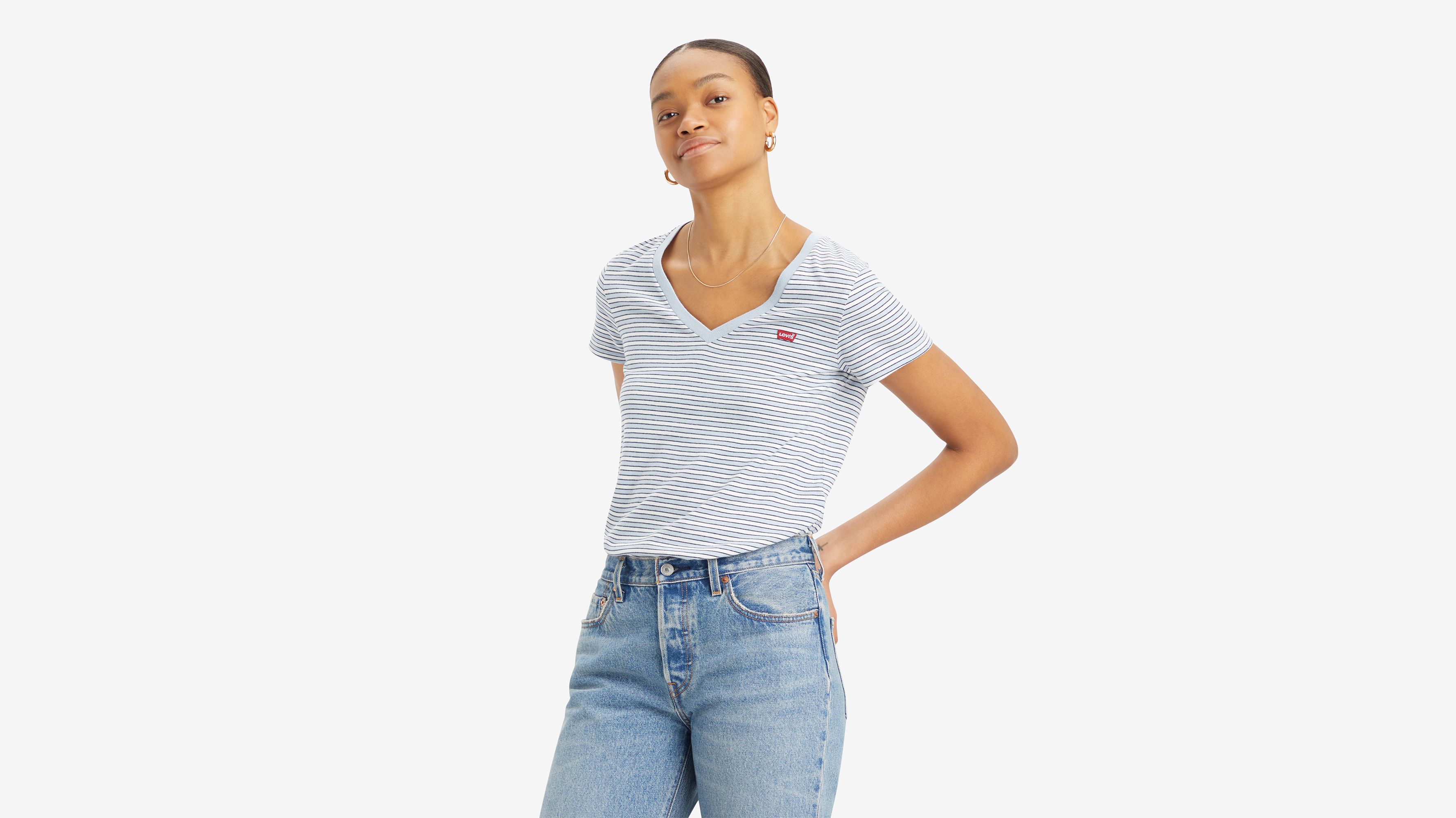 The Perfect V-Neck Tee 1