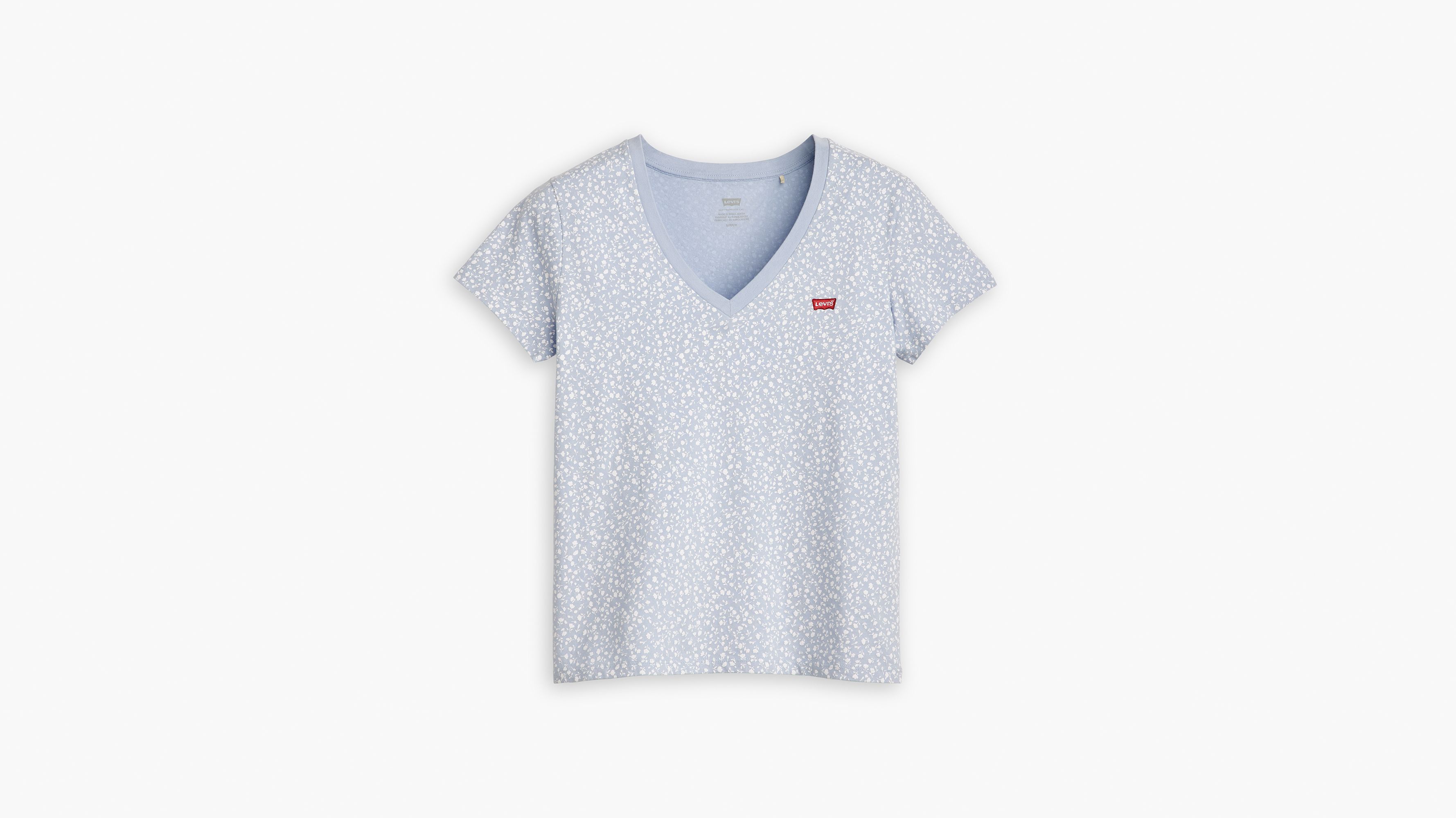 Tee-shirt Col V PINK Victoria's Secret - Imprimé Léopard Pêche - Taille S - Neuf Avec étiquettes
