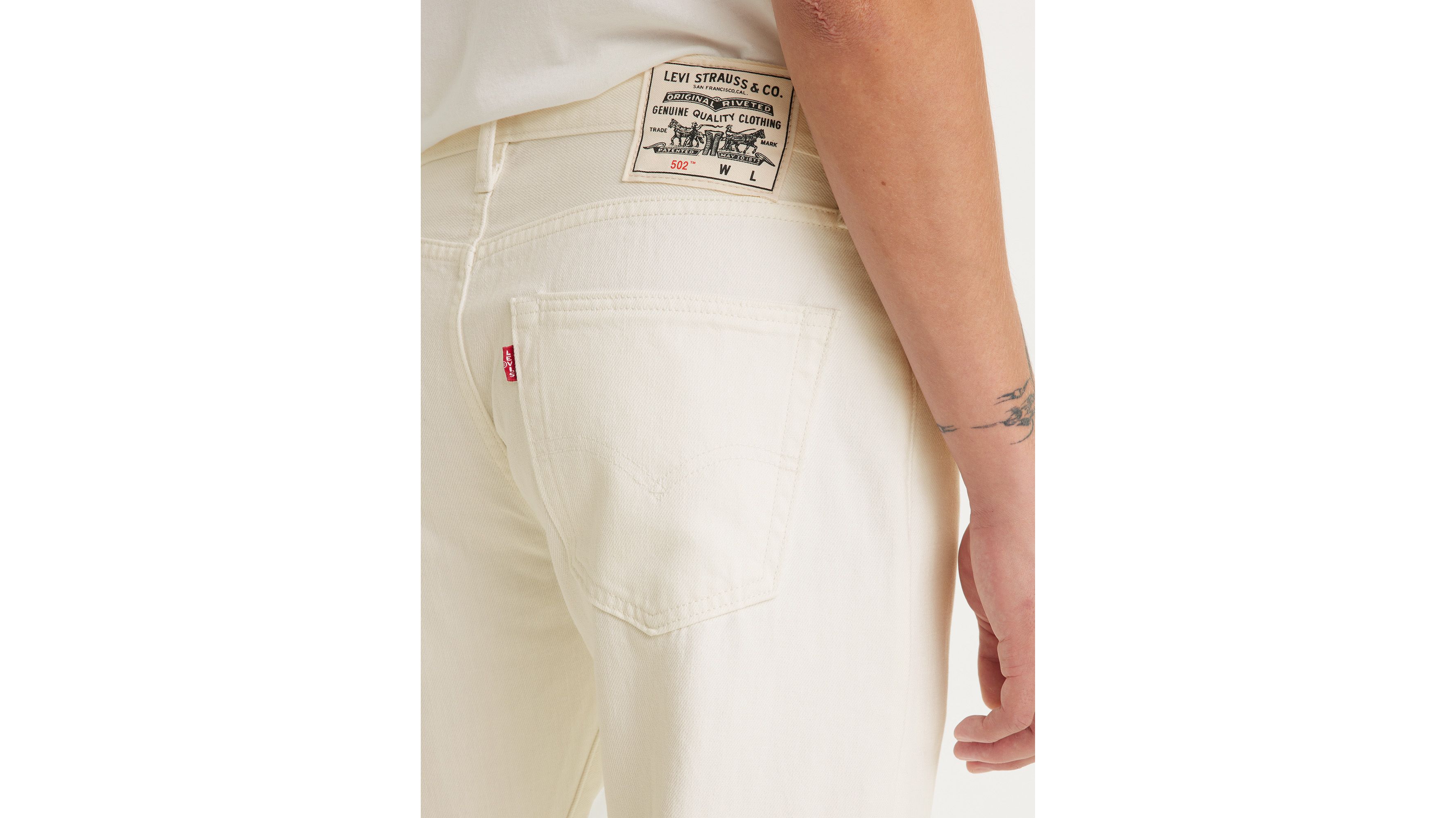 Levis 502 white hotsell