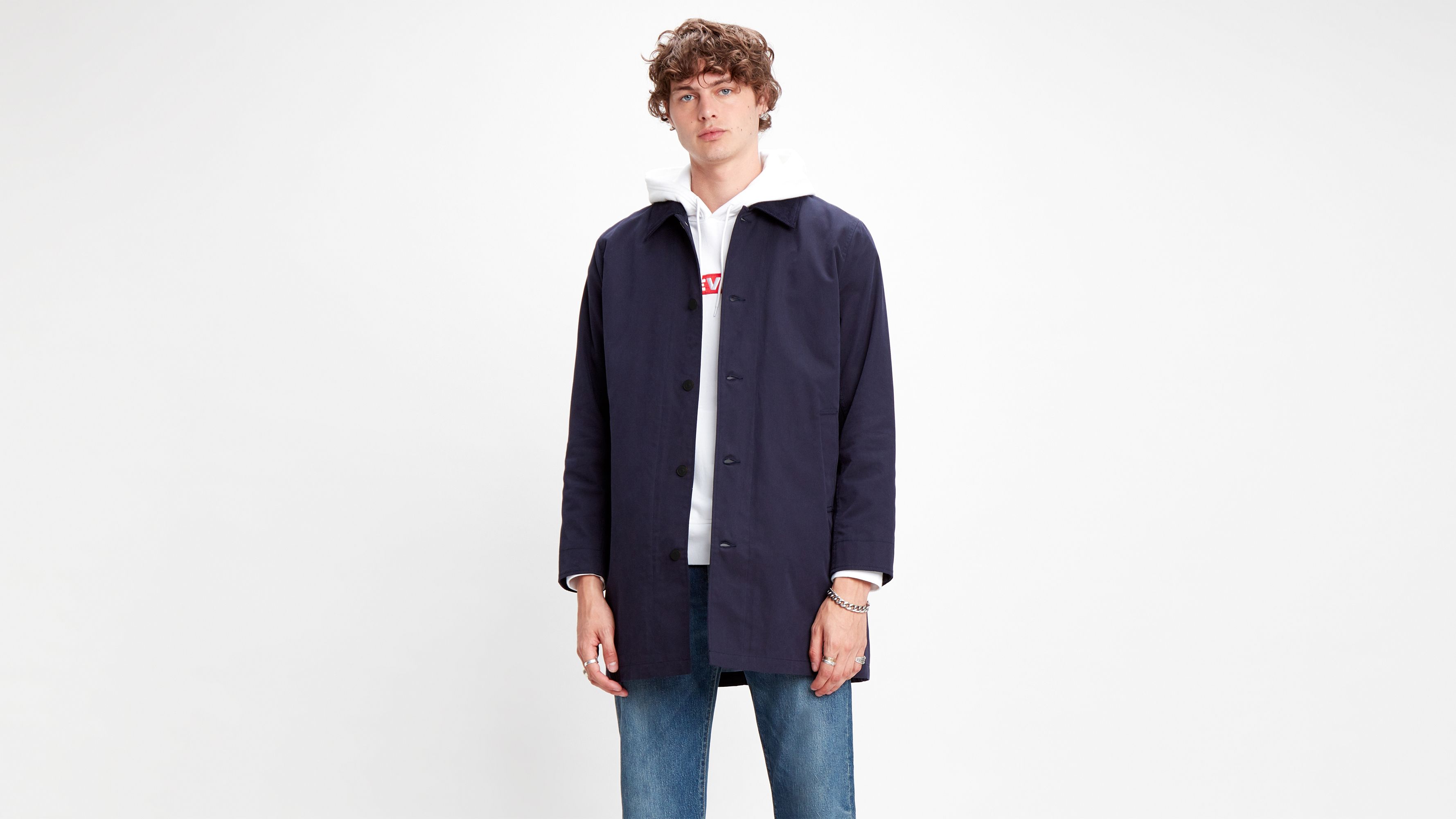 levis long coat