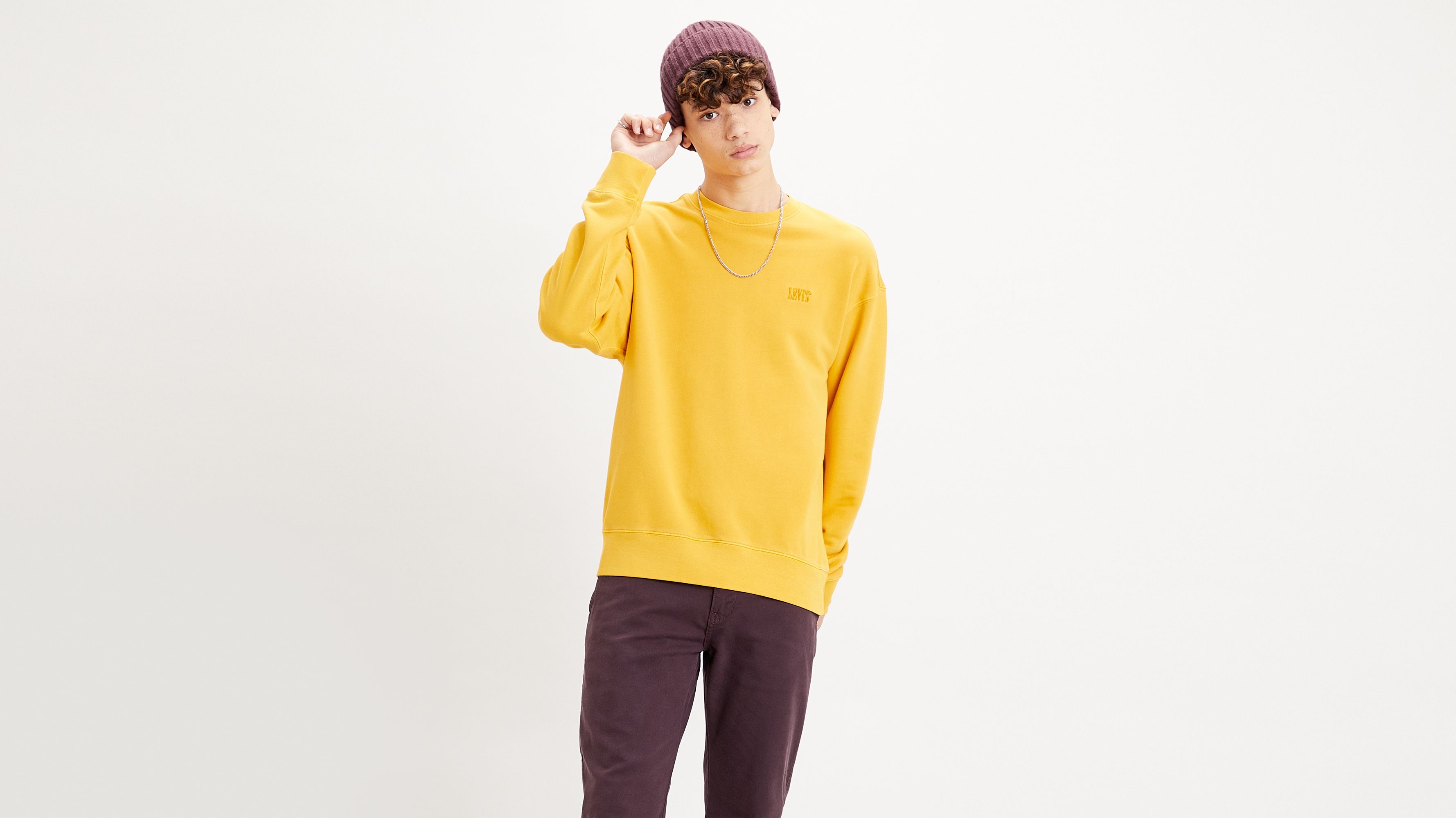 crewneck yellow