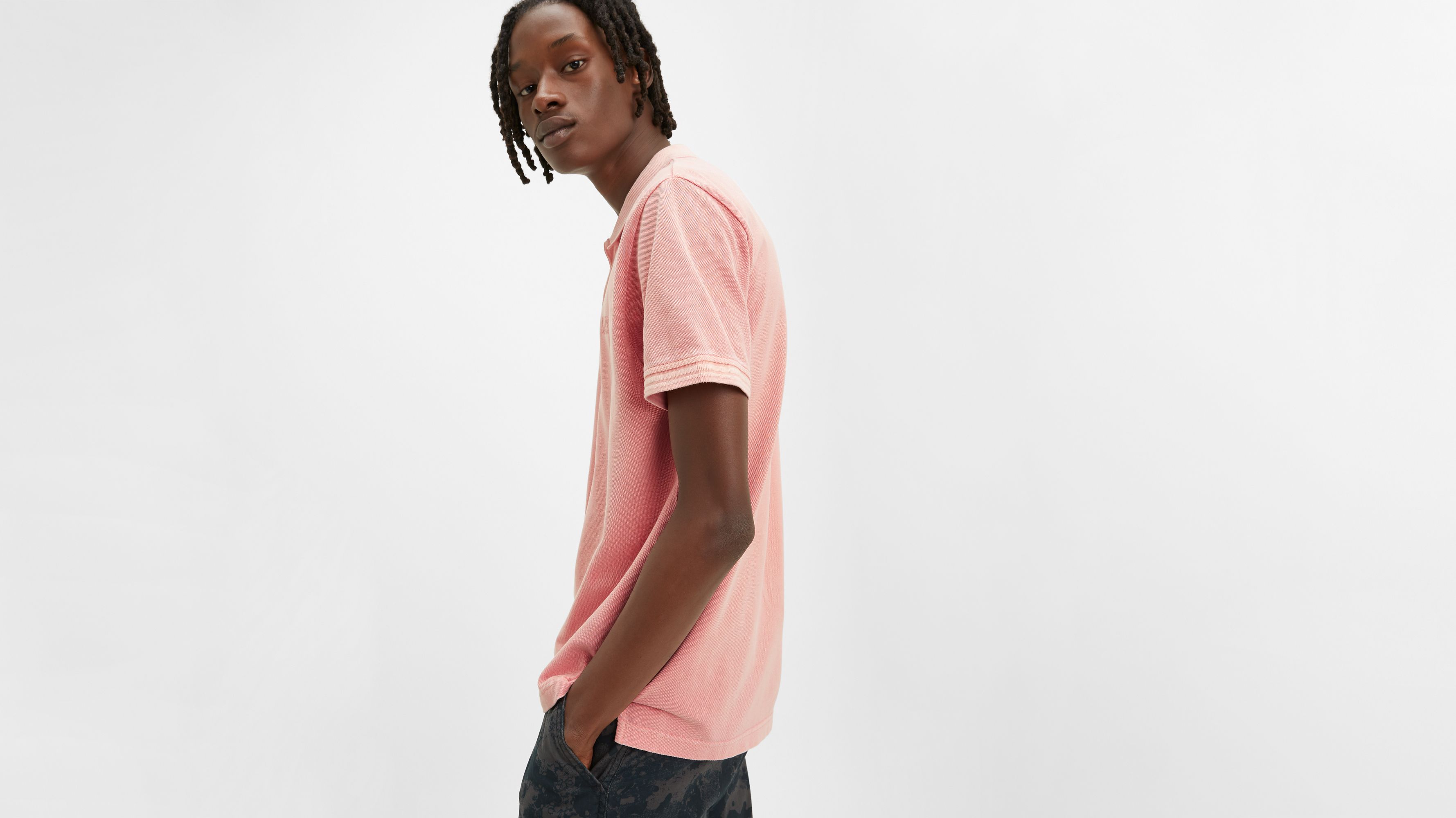 polo levis rosa