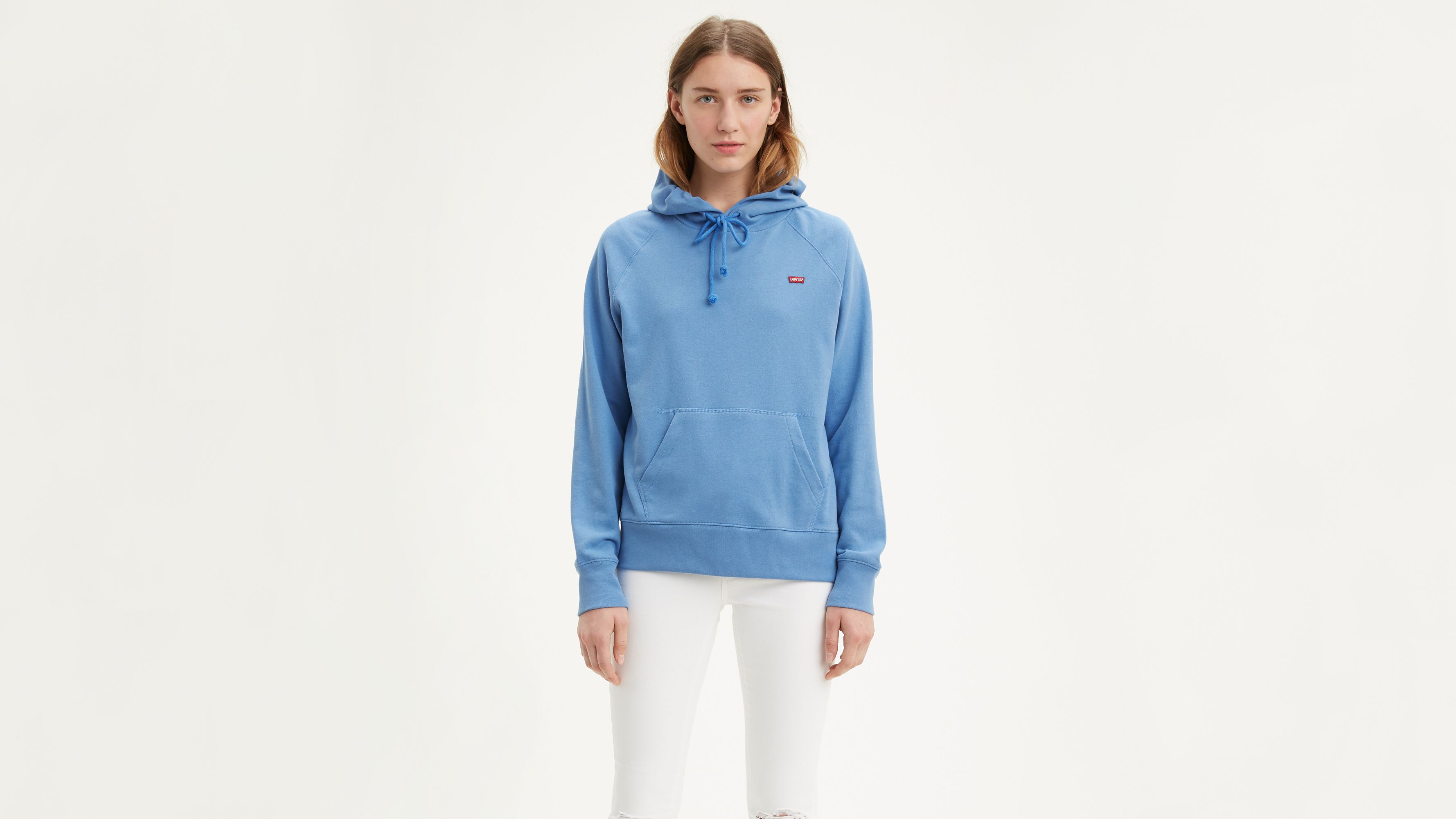 levis blue hoodie
