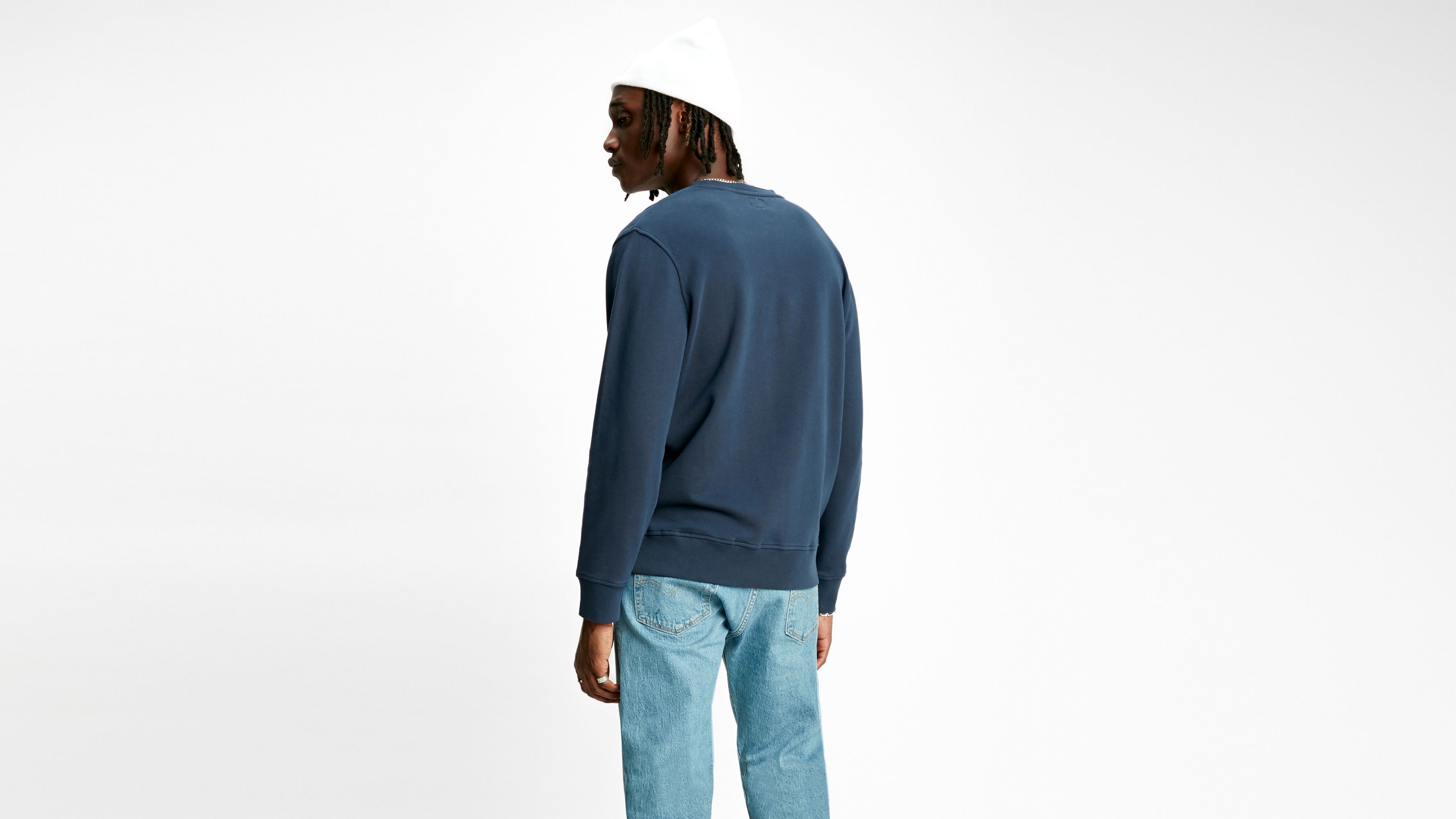 levis colorblock crewneck