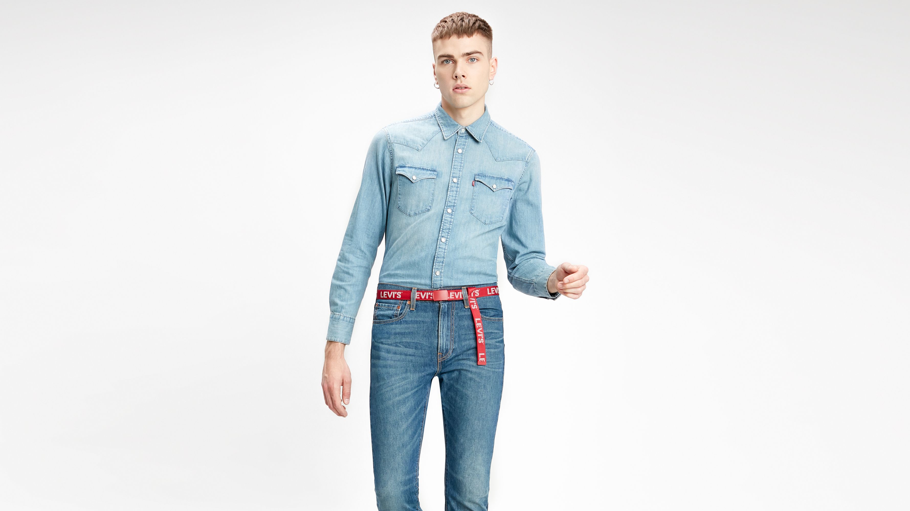 barstow western denim shirt