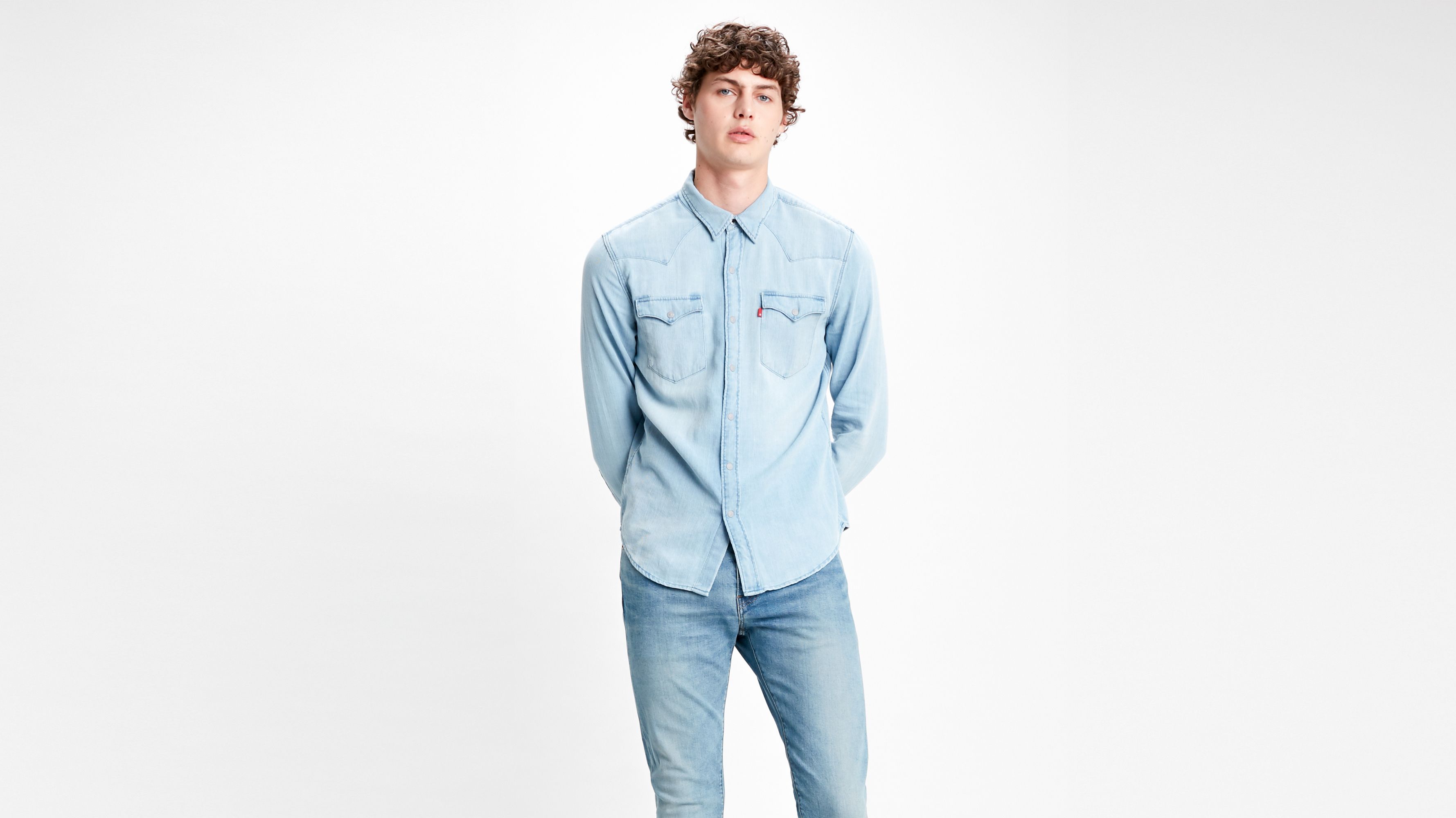 levis barstow western denim shirt