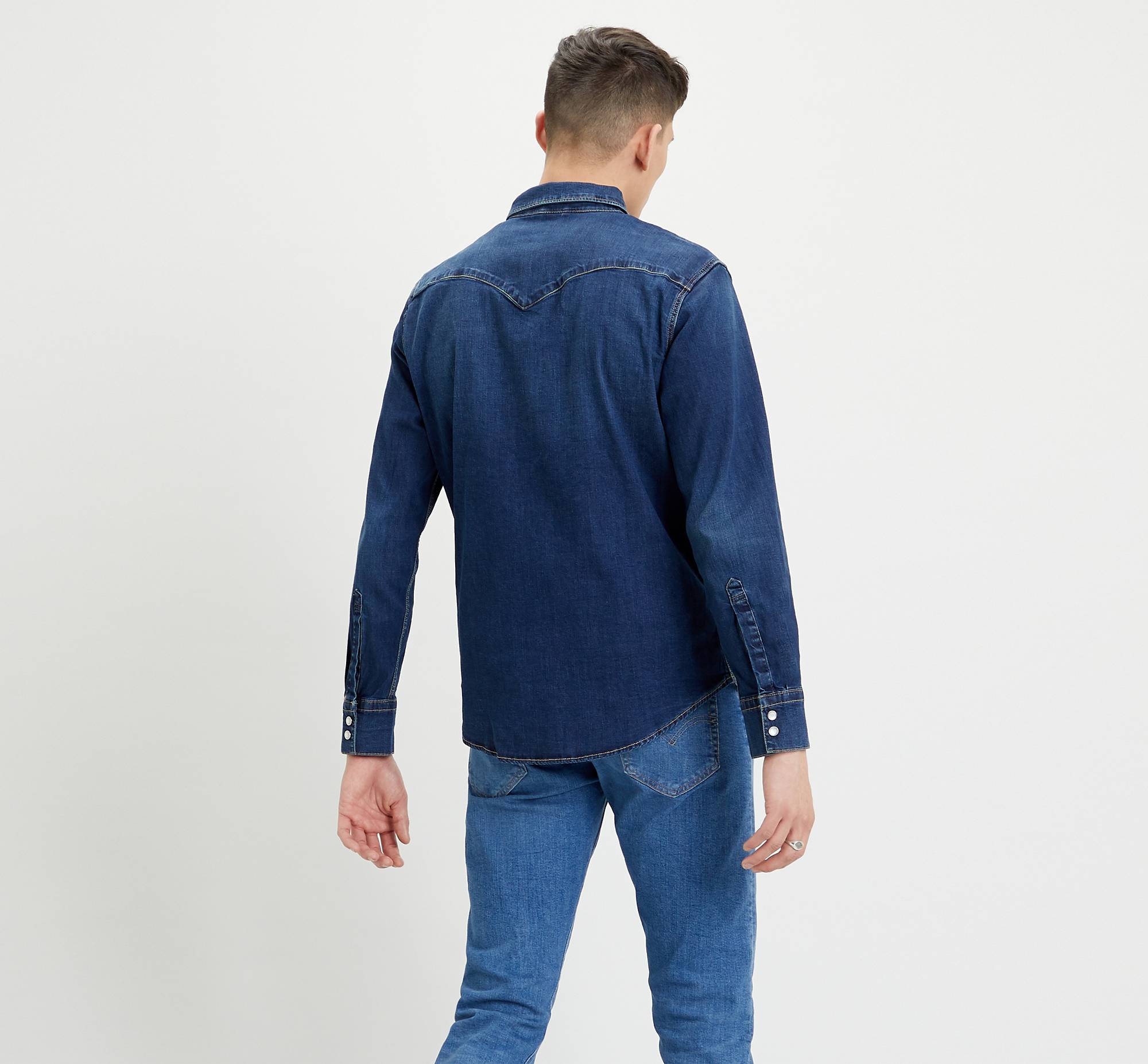 Barstow Western Standard Fit Shirt - Blue | Levi's® SE
