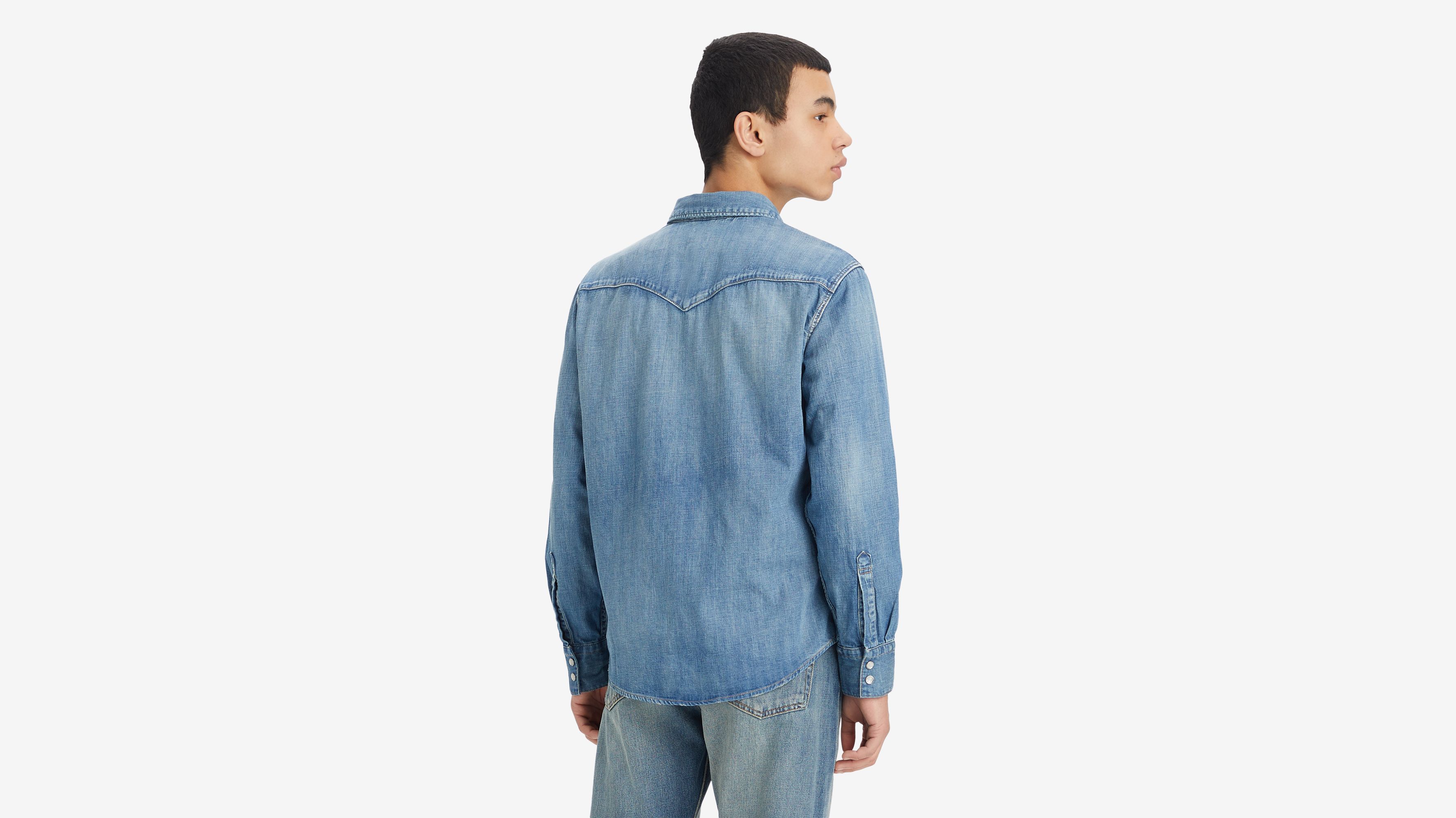 Barstow Standard Fit Western Shirt Blue Levi's® AL