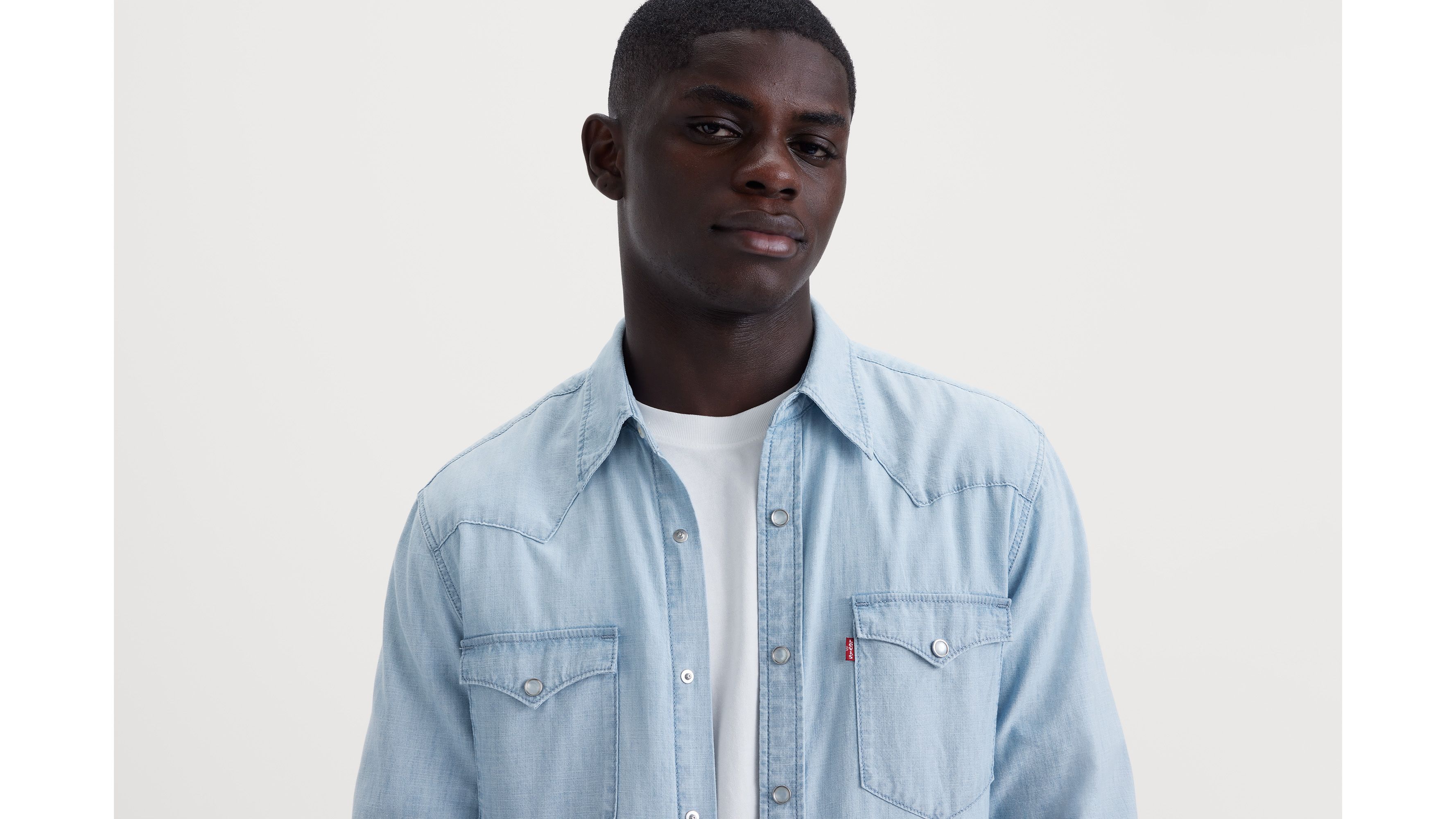 Camicia Western Barstow Taglio Standard Lightweight Blu Levi's® IT