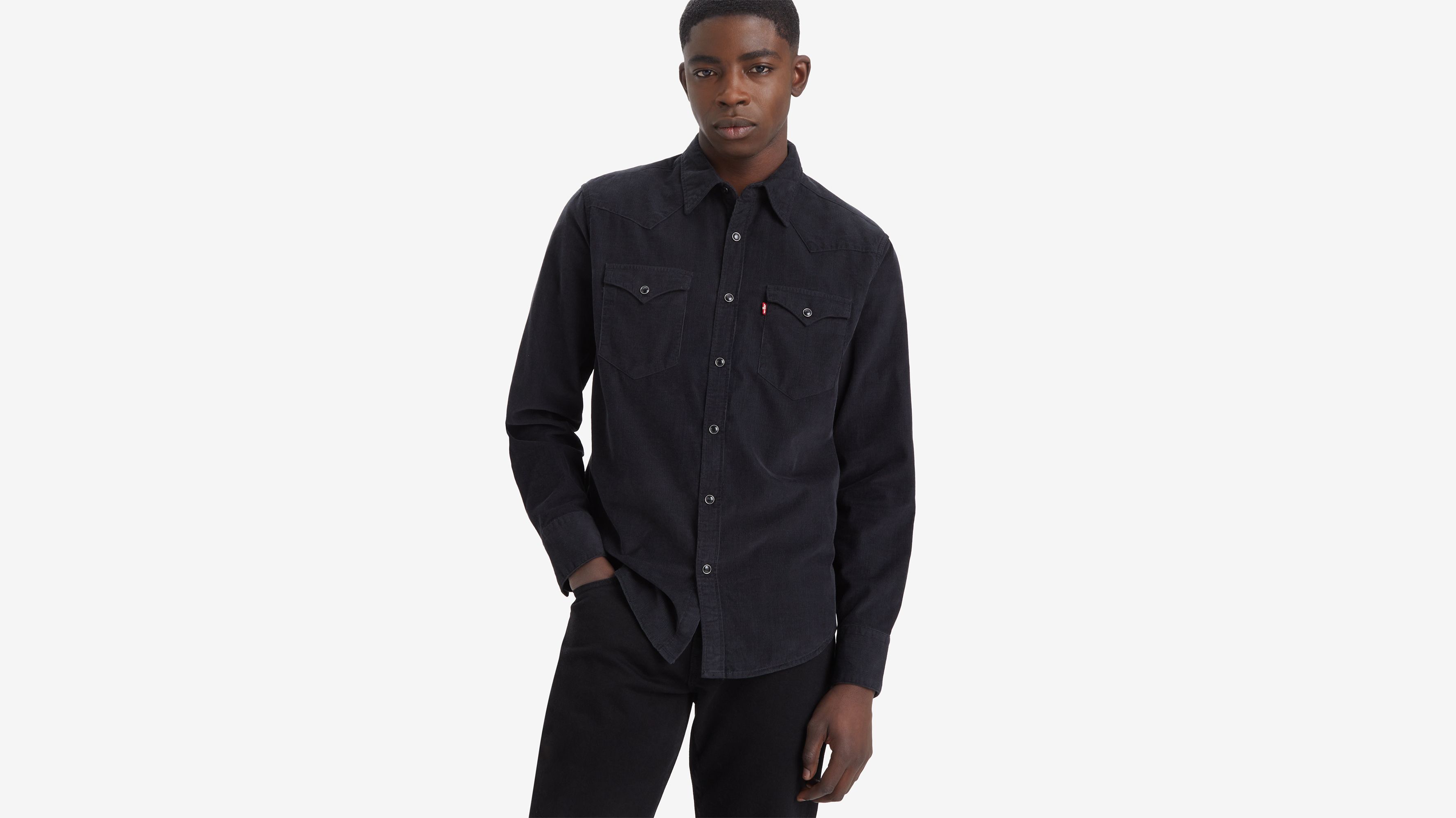 Camisa de pana de fit estándar Barstow 1