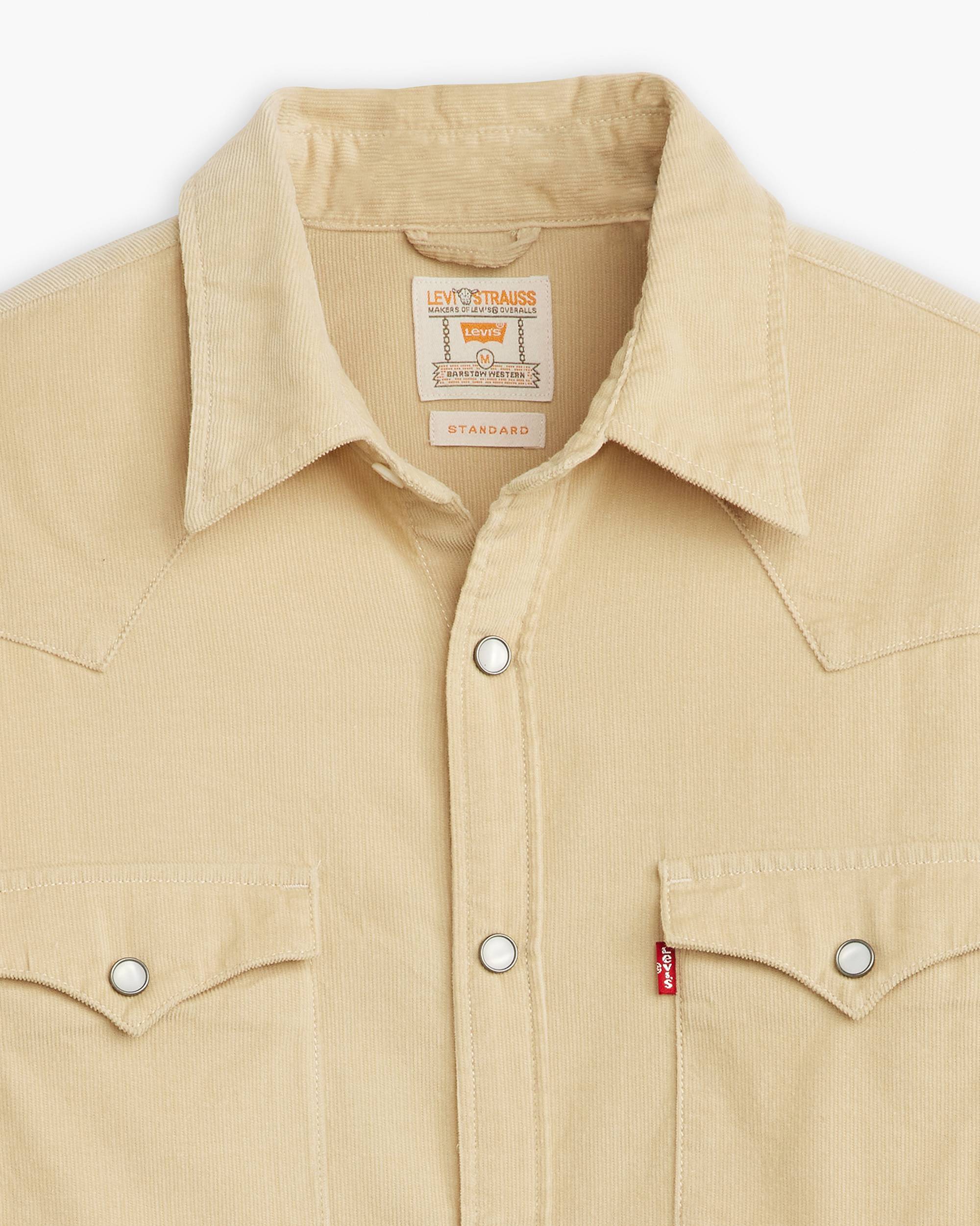 Barstow Standard Fit Western Corduroy Shirt - Beige | Levi's® DE Barstow Standard Fit Western Corduroy Shirt - Beige | Levi's® DE