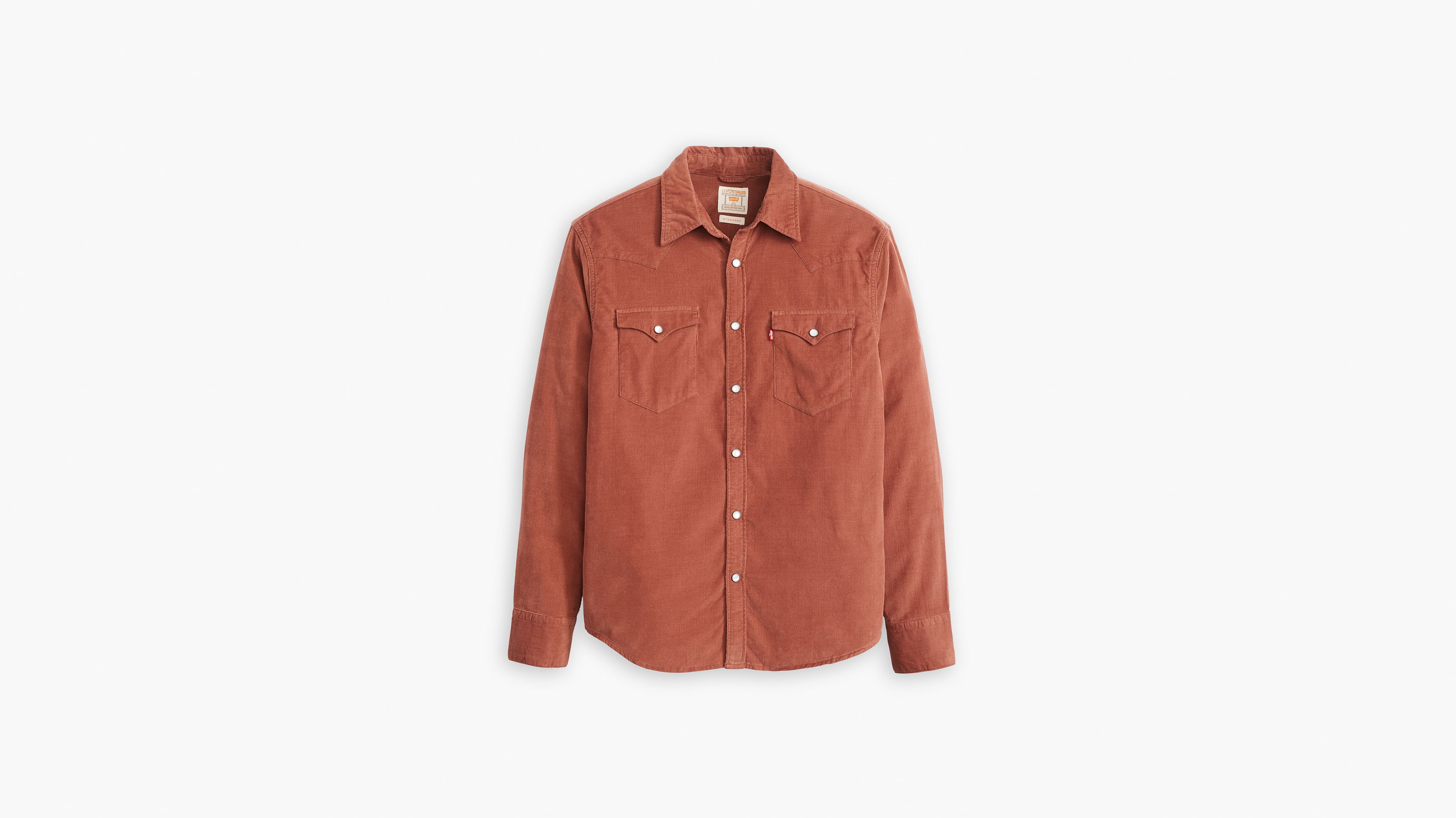 Barstow Standard Fit Western Corduroy Shirt 5