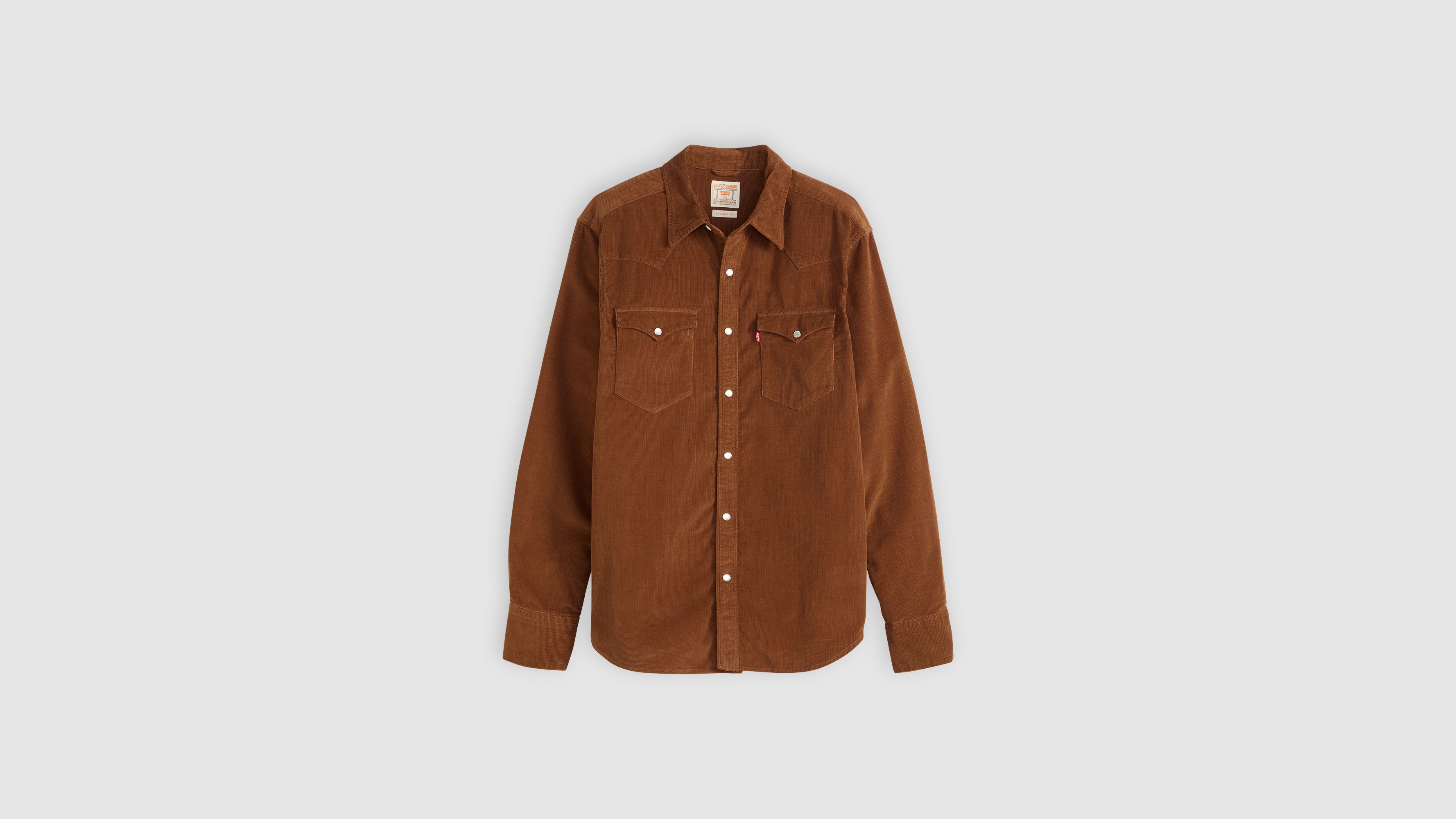 Barstow Standard Fit Western Corduroy Shirt 5