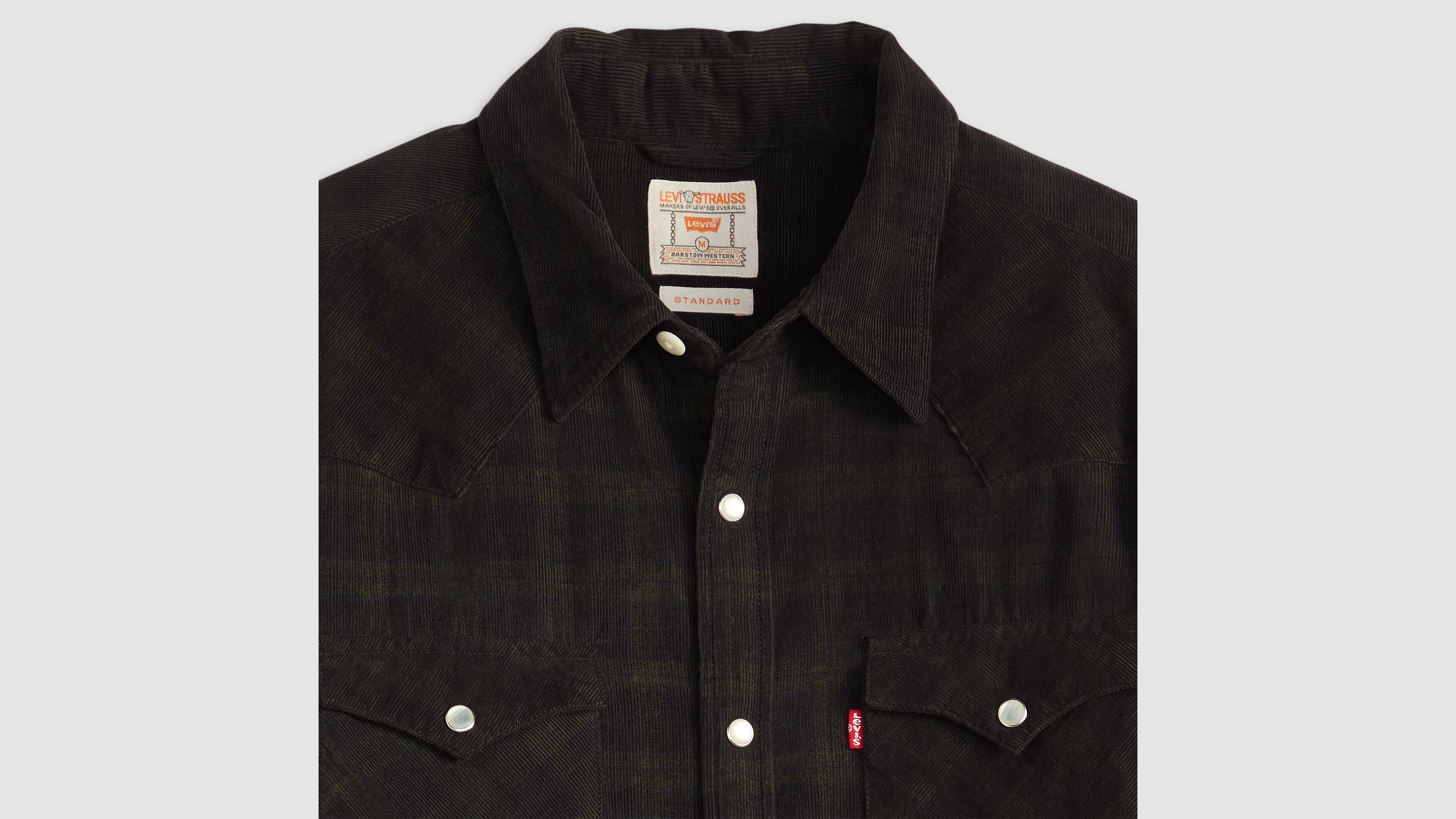 Barstow Western Corduroy Plaid Shirt 6