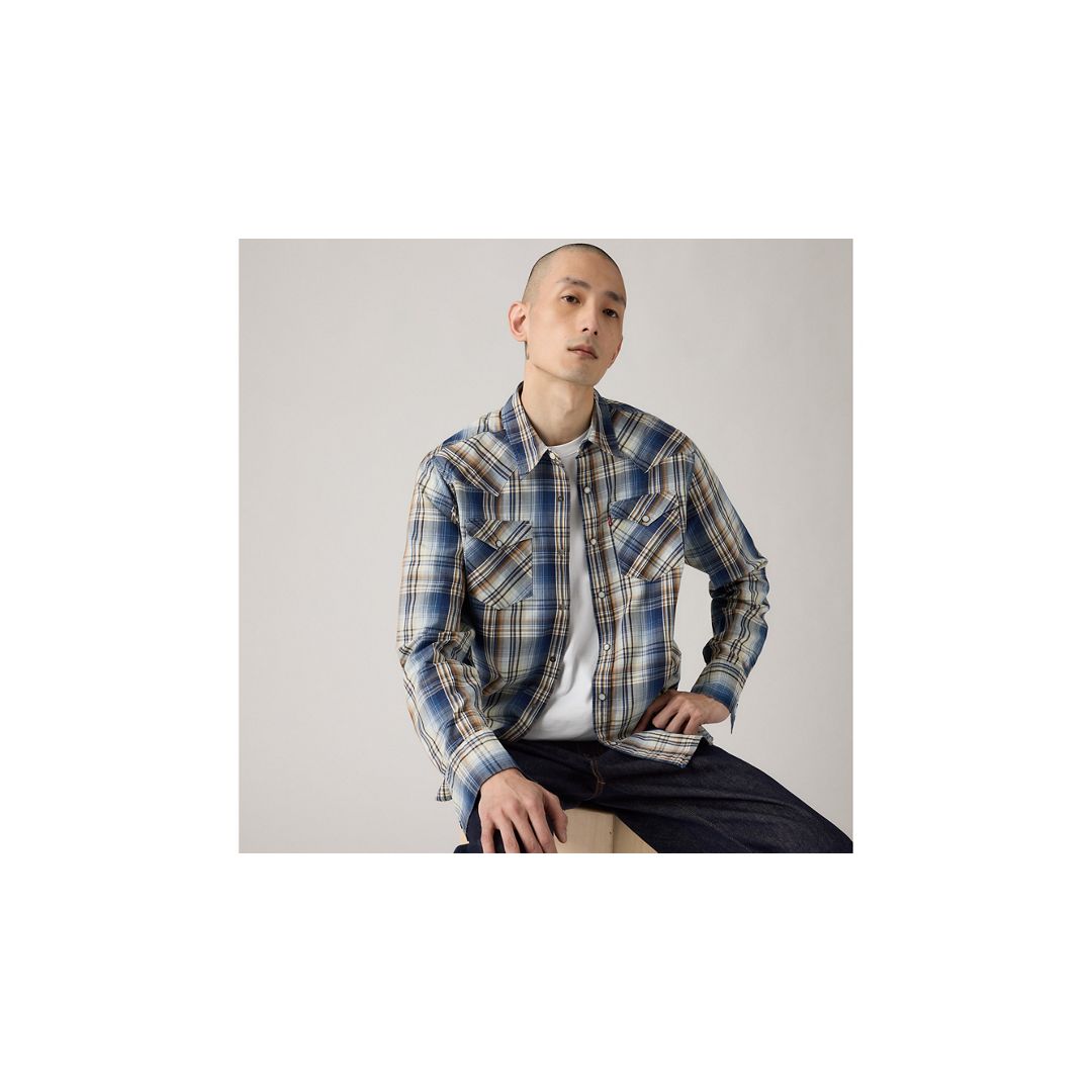 Levi's Barstow Western Denim Shirt In Multi