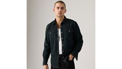 Barstow Standard Western Denim Shirt — Beautiful Ash Washed Black - Black 1