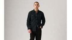 Barstow Standard Western Denim Shirt — Beautiful Ash Washed Black - Black 2