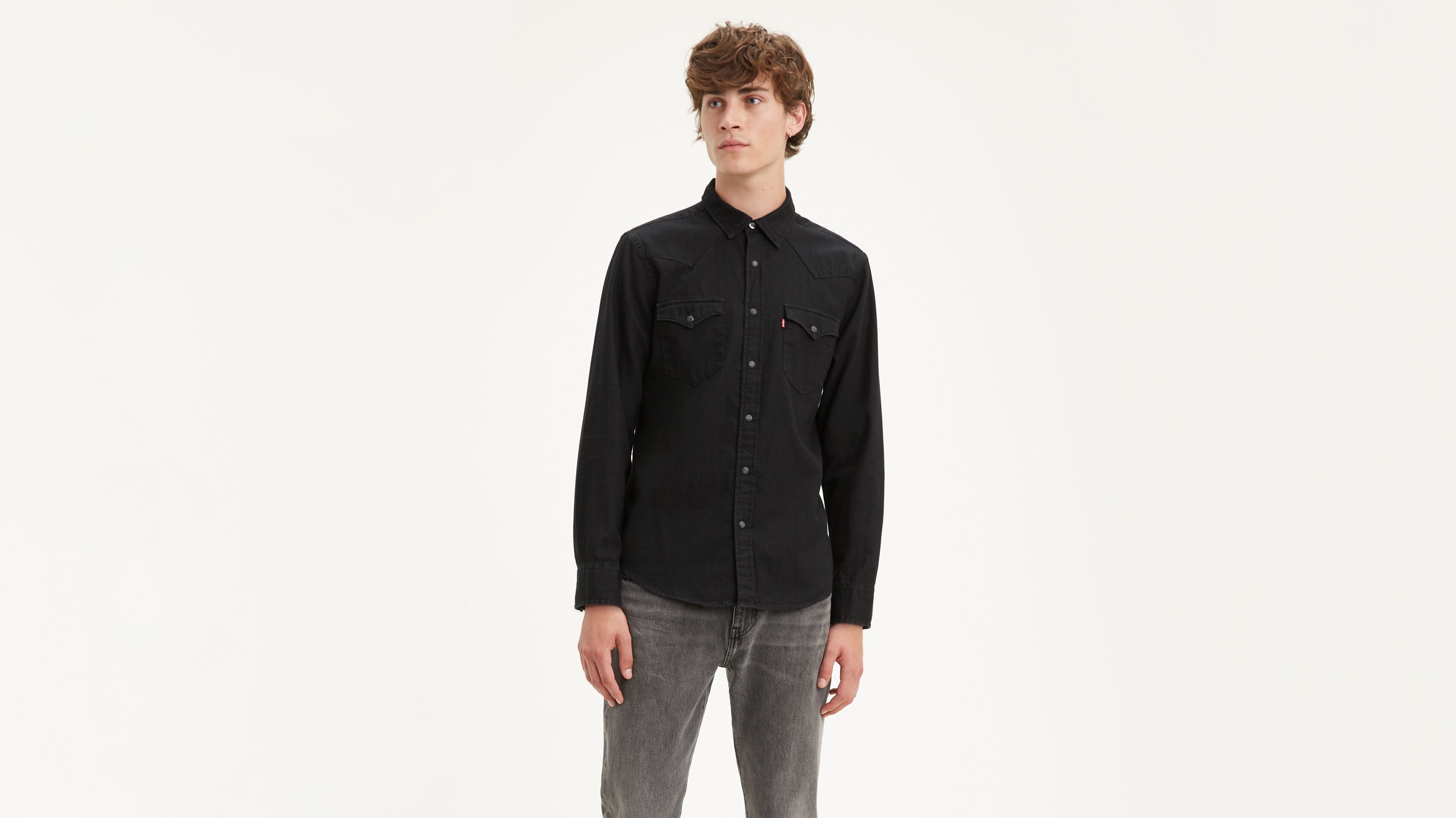 Classic Western Standard Fit Shirt - Black | Levi's® US