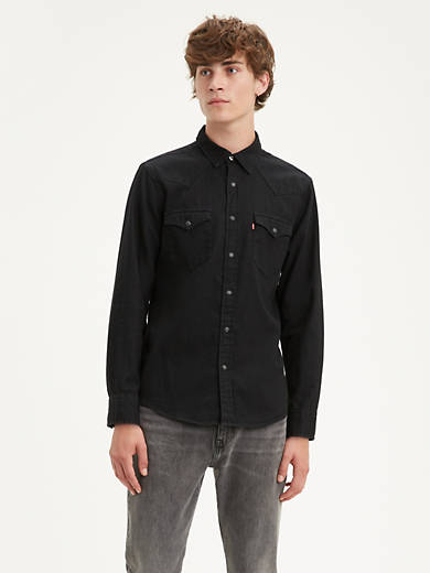 freezer routine Abnormal Classic Western Standard Fit Shirt - Black | Levi's® US