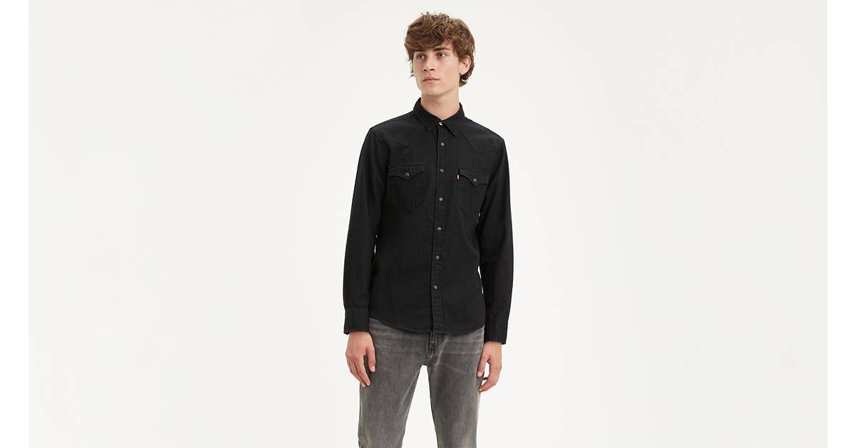 Classic Western Standard Fit Shirt - Black | Levi's® US