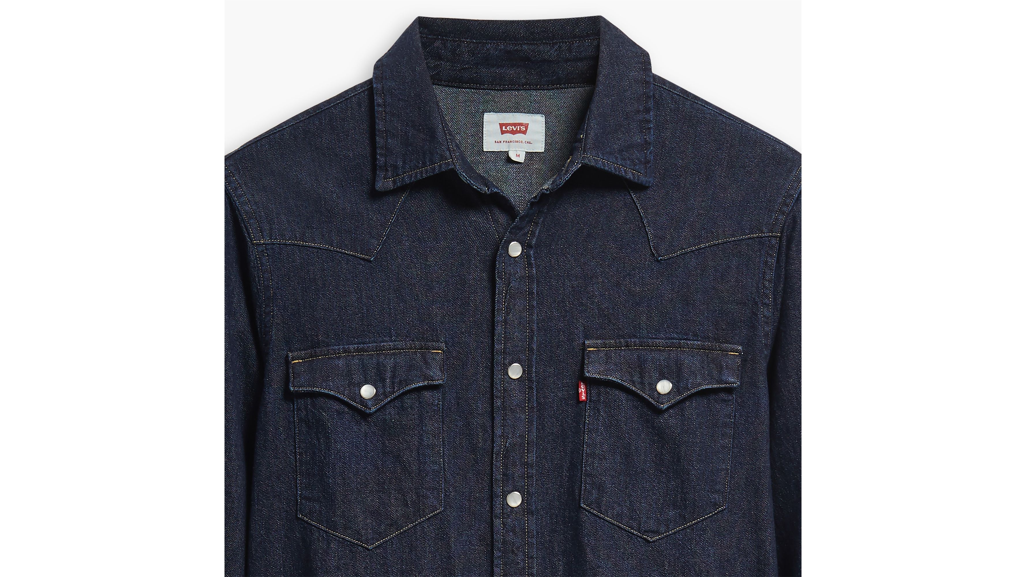 Classic Western Standard Fit Shirt Dark Wash Levi s US