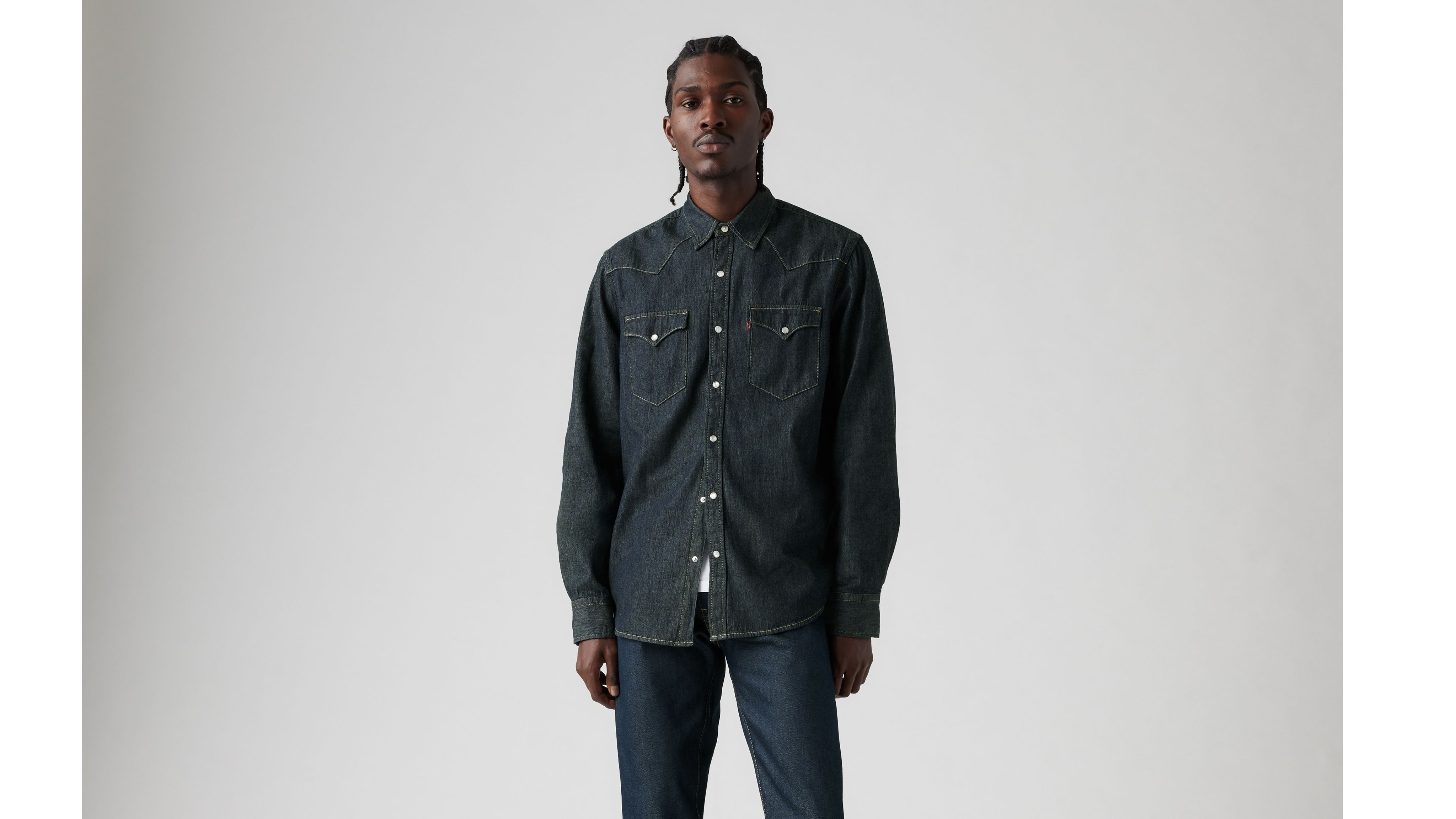 Classic Western Standard Fit Shirt - Dark Wash | Levi's® US