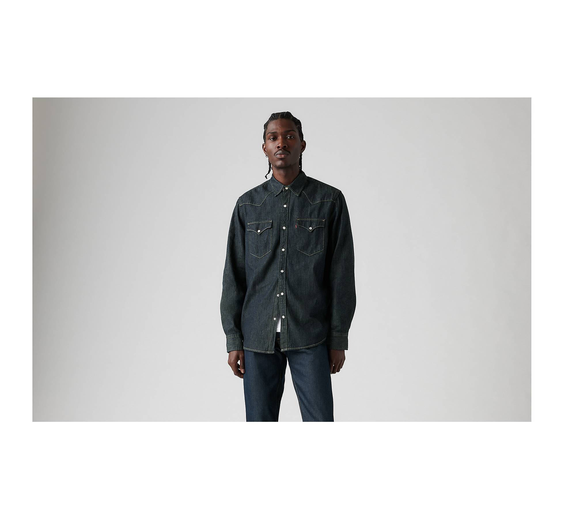 teenager industrialisere grænse Classic Western Standard Fit Shirt - Dark Wash | Levi's® US