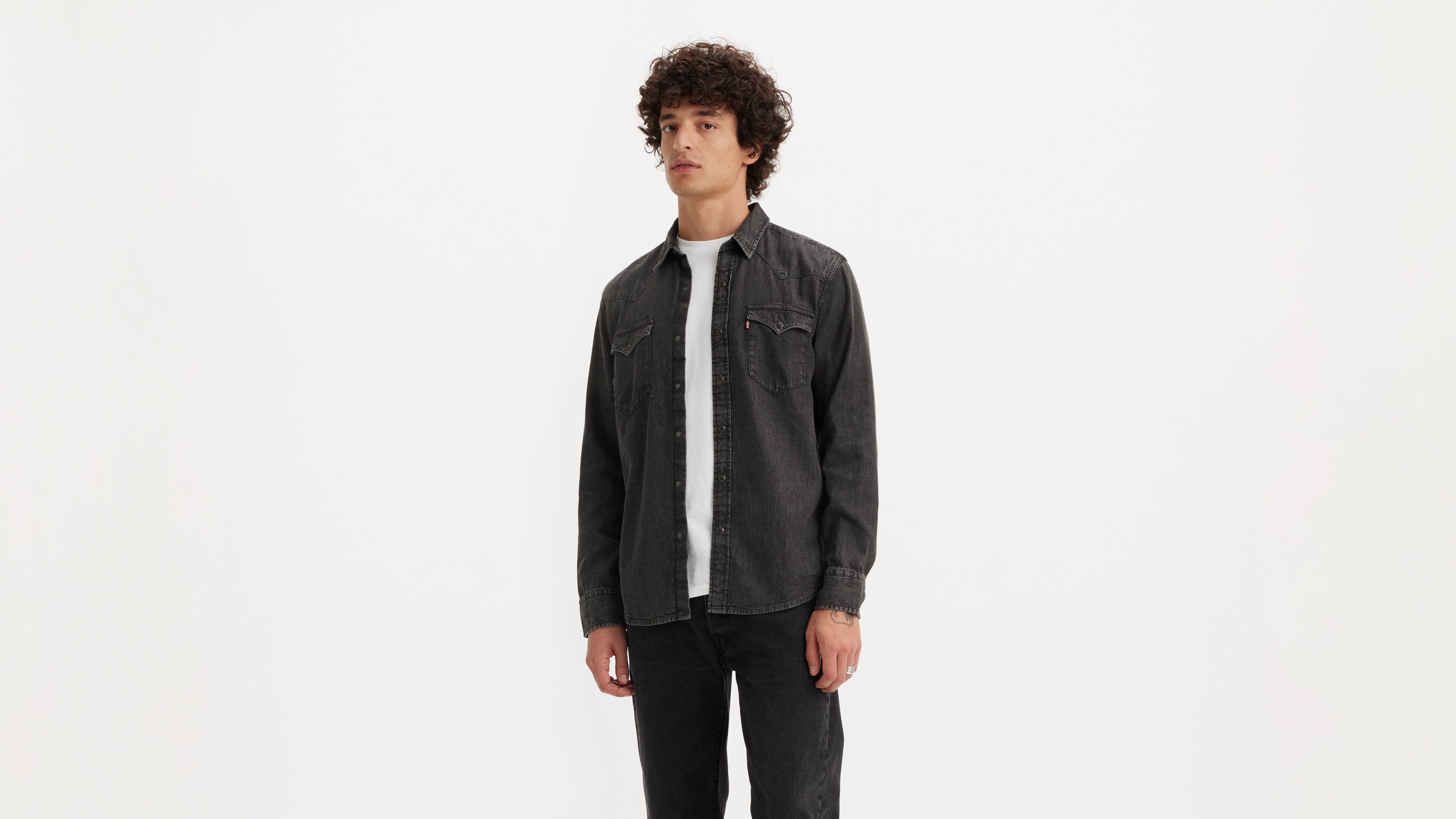 Classic Western Standard Fit Shirt - Black | Levi's® US