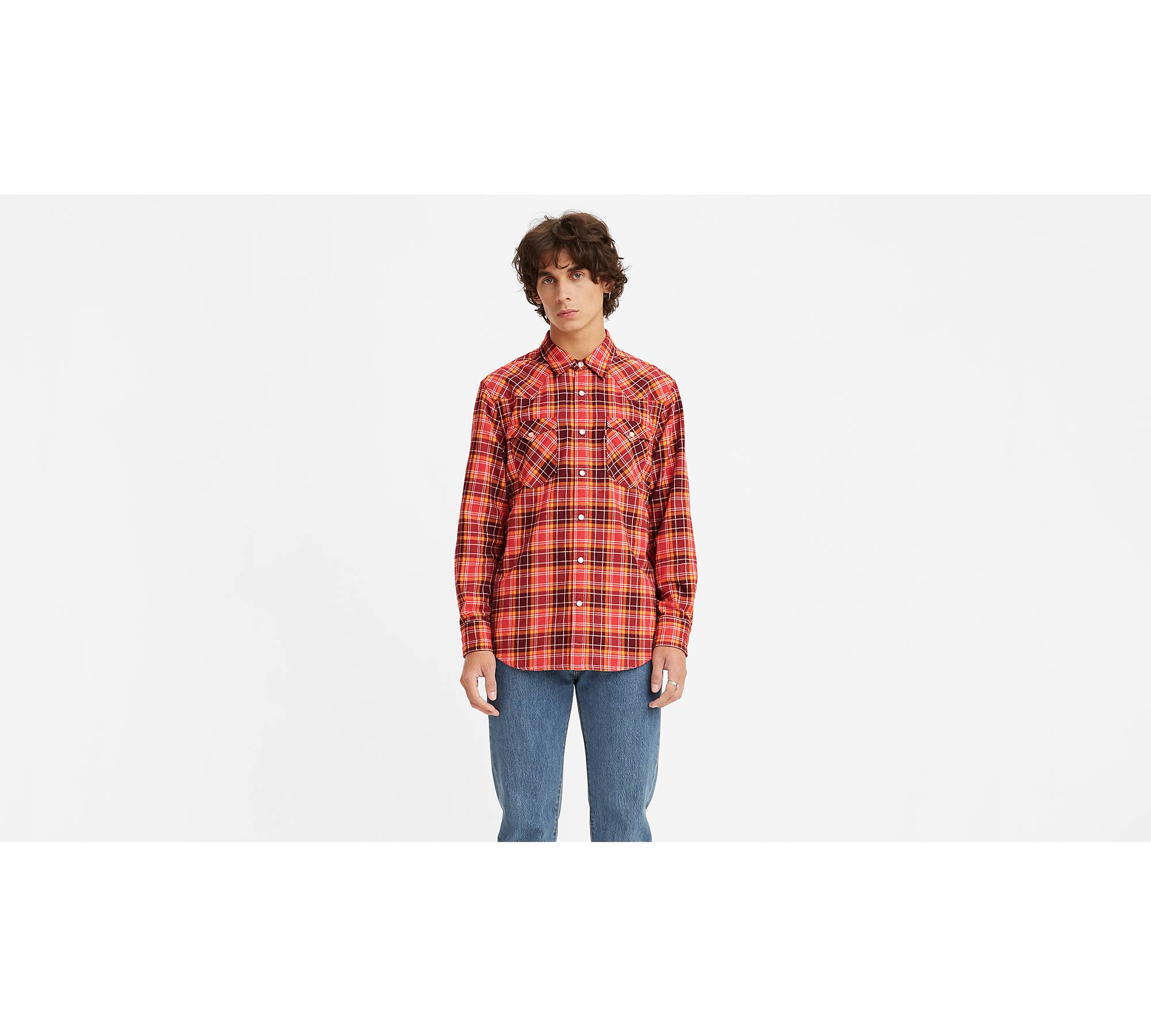 Classic Western Standard Fit Shirt - Red | Levi's® US