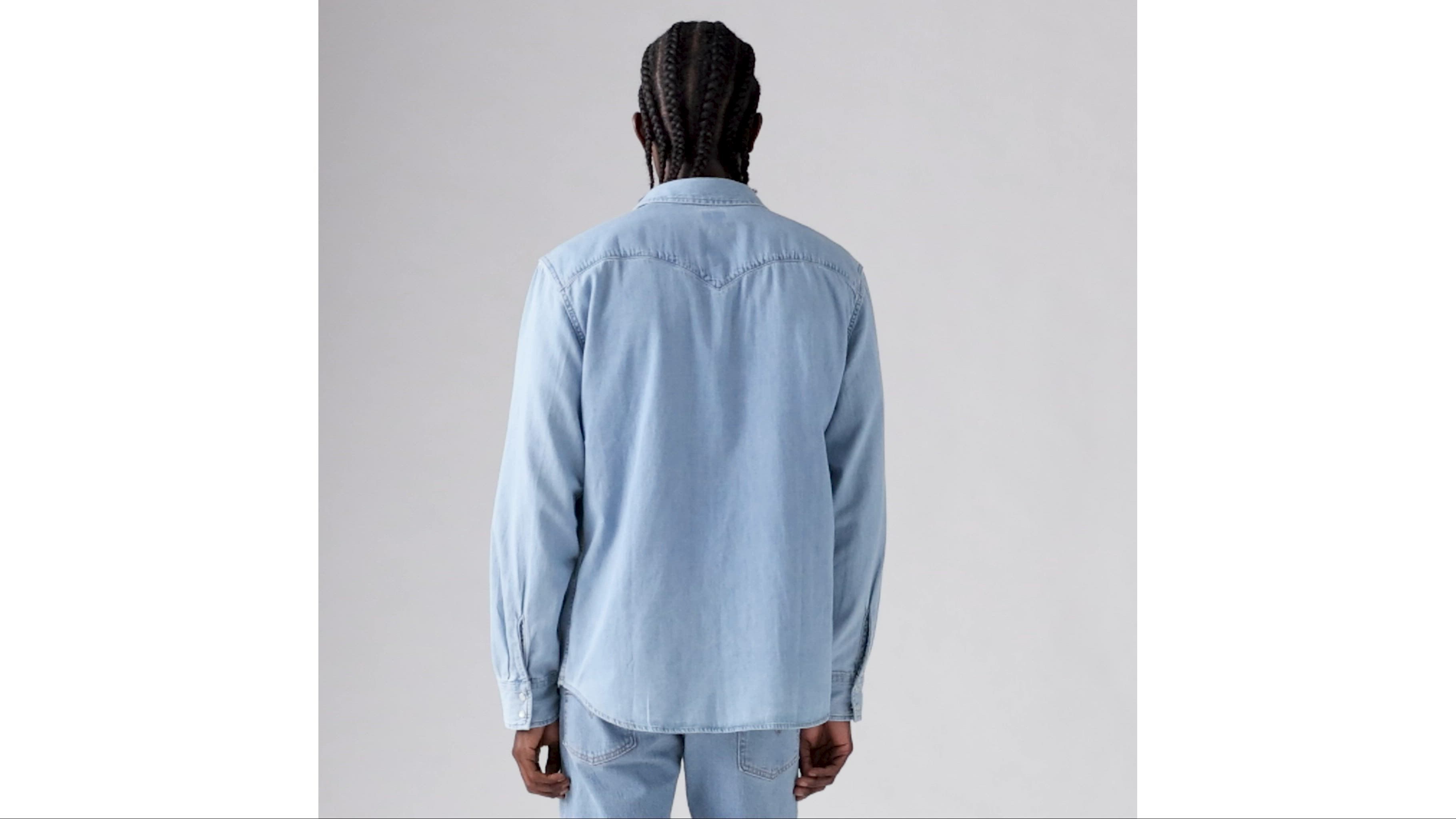 シャツ Levi's Shirts Classic Standard Fit Western Shirt - Dark Wash | Levi's® US
