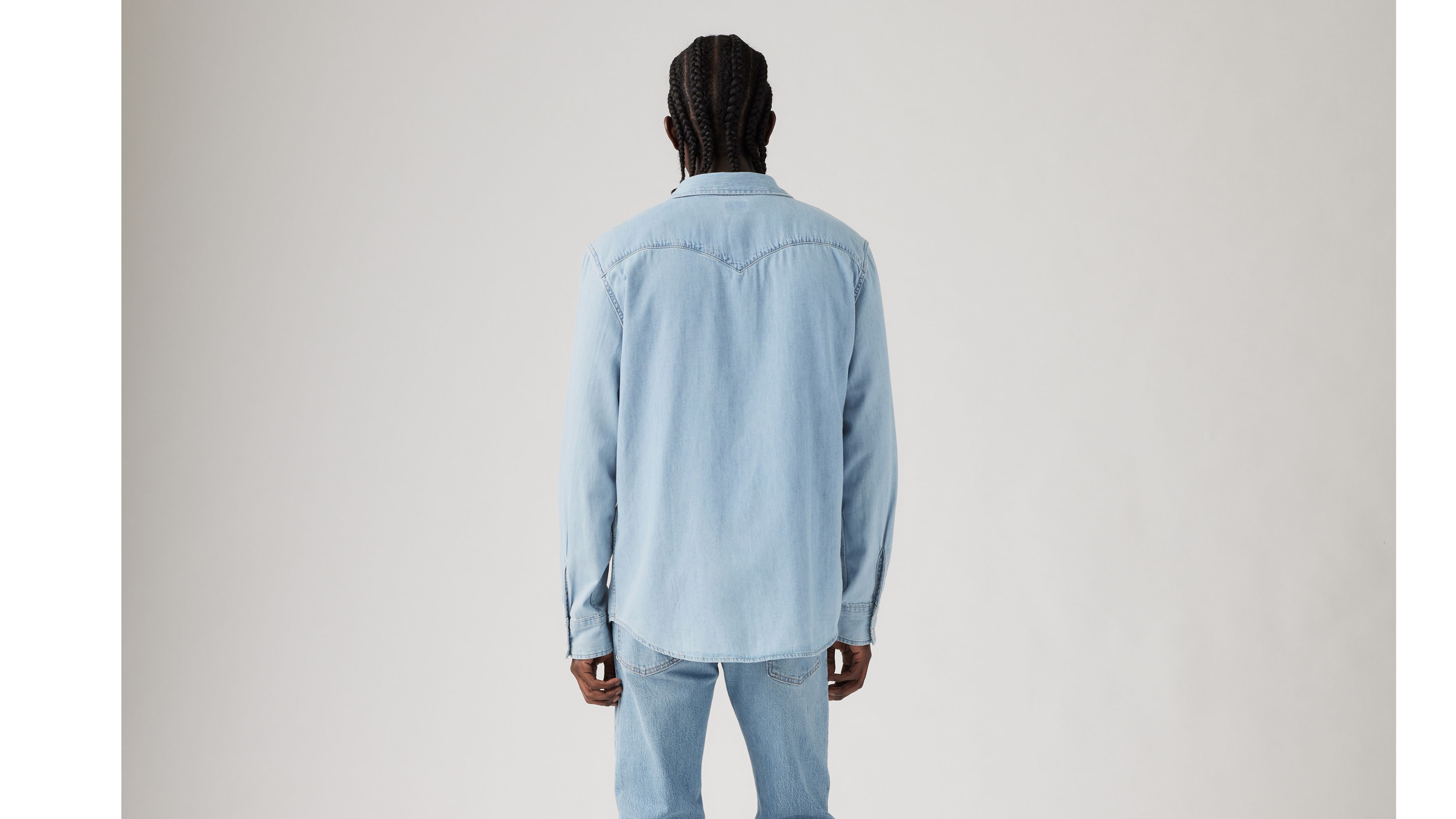 Levi's Classic Western Standard Fit Shirt In Franklin Stonewash