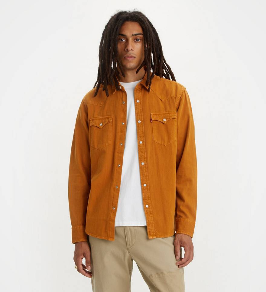 Classic Western Standard Fit Shirt - Brown | Levi's® US