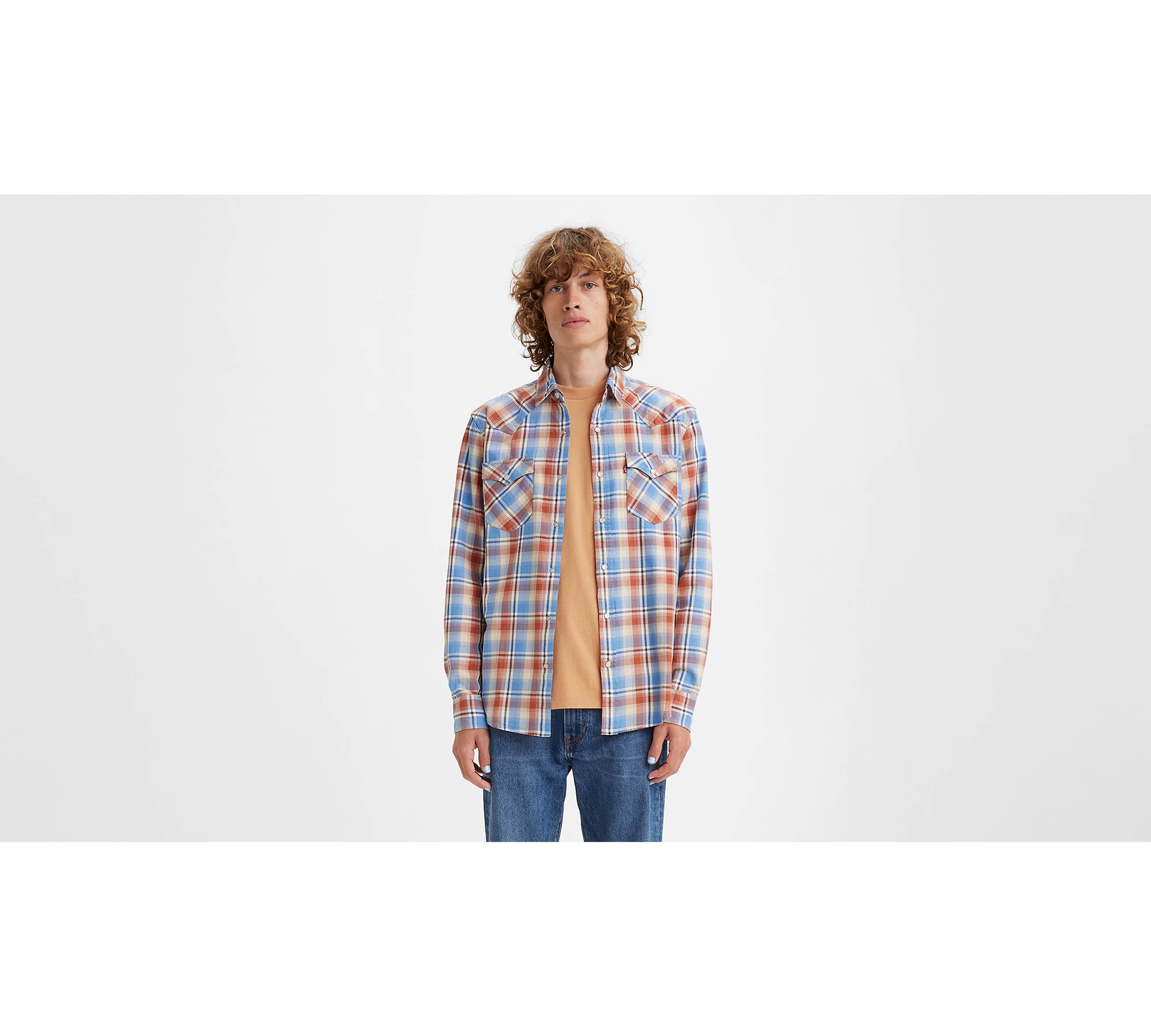 Classic Western Standard Fit Shirt - Multi-color
